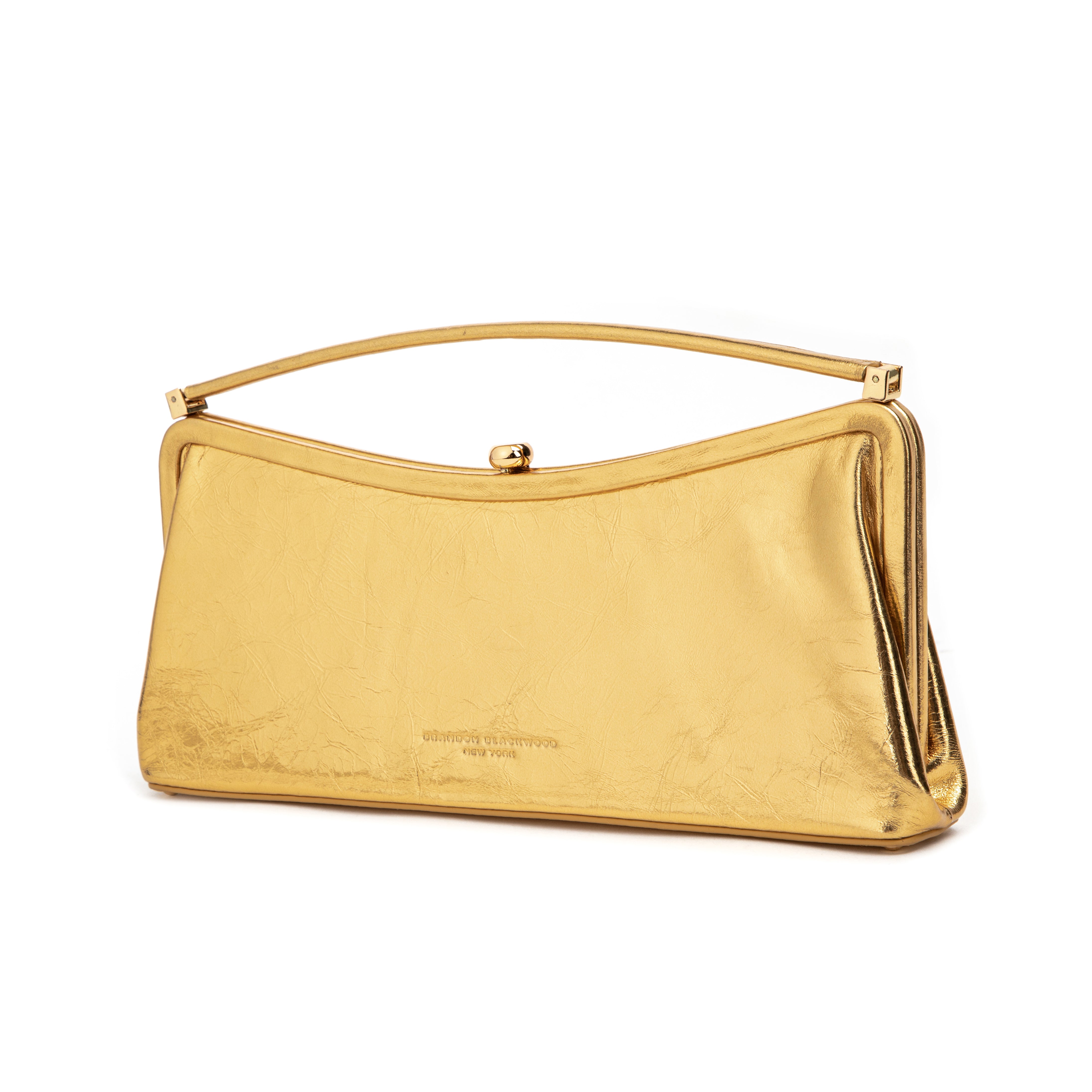 Brandon Blackwood New York - Long Evening Bag - Metallic Gold