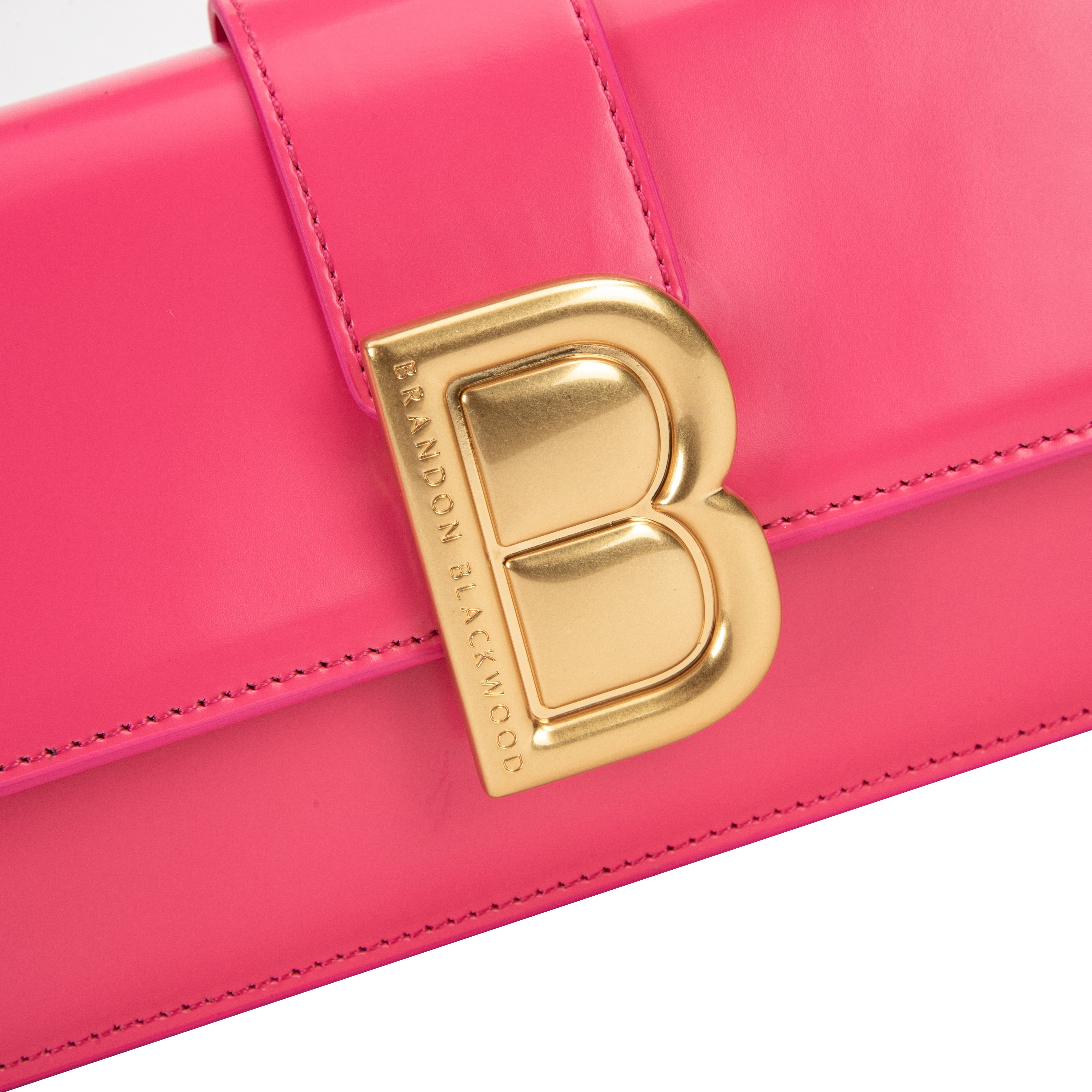 Brandon Blackwood New York - Medium Nia Bag - Pink/Hard Leather