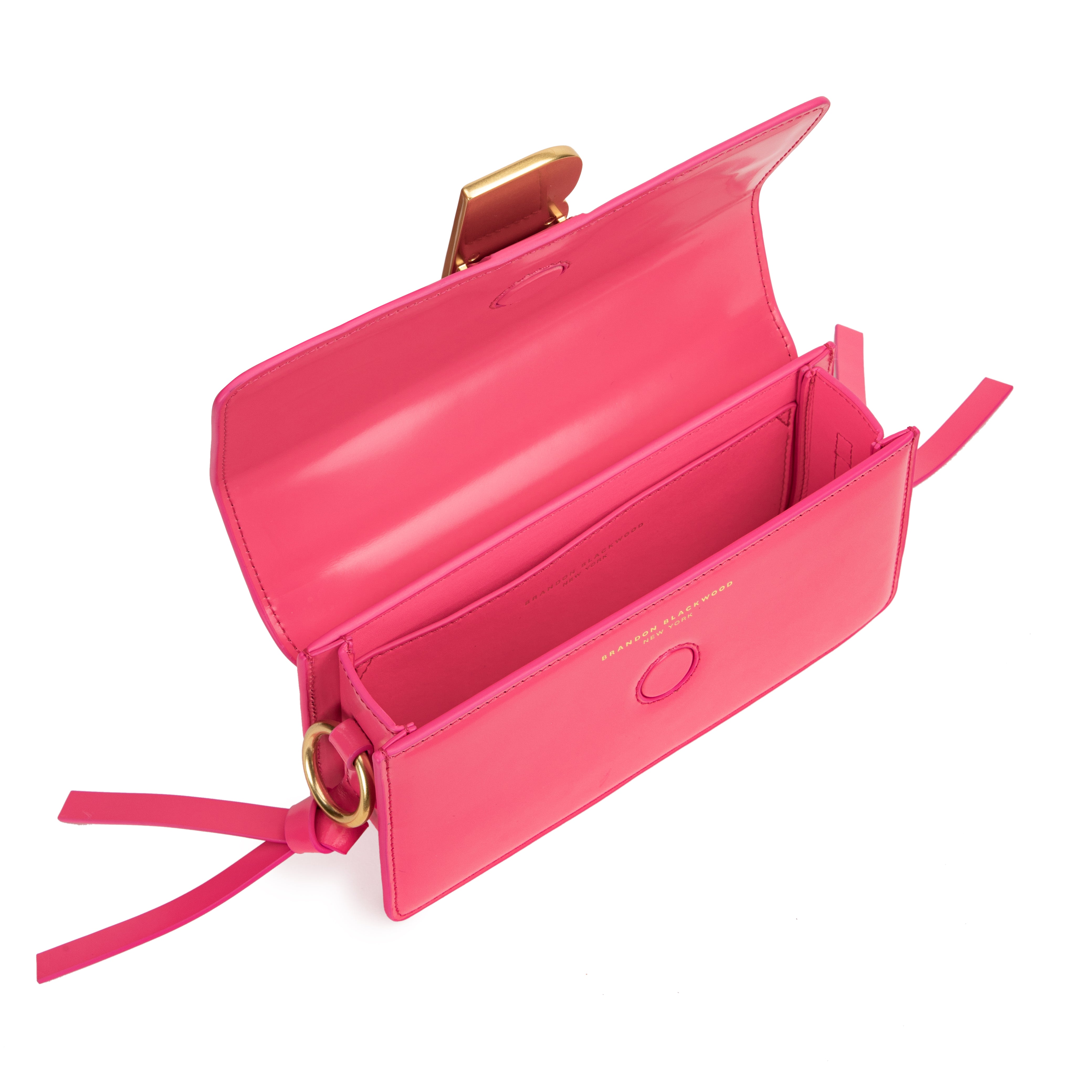 Brandon Blackwood New York - Medium Nia Bag - Pink/Hard Leather