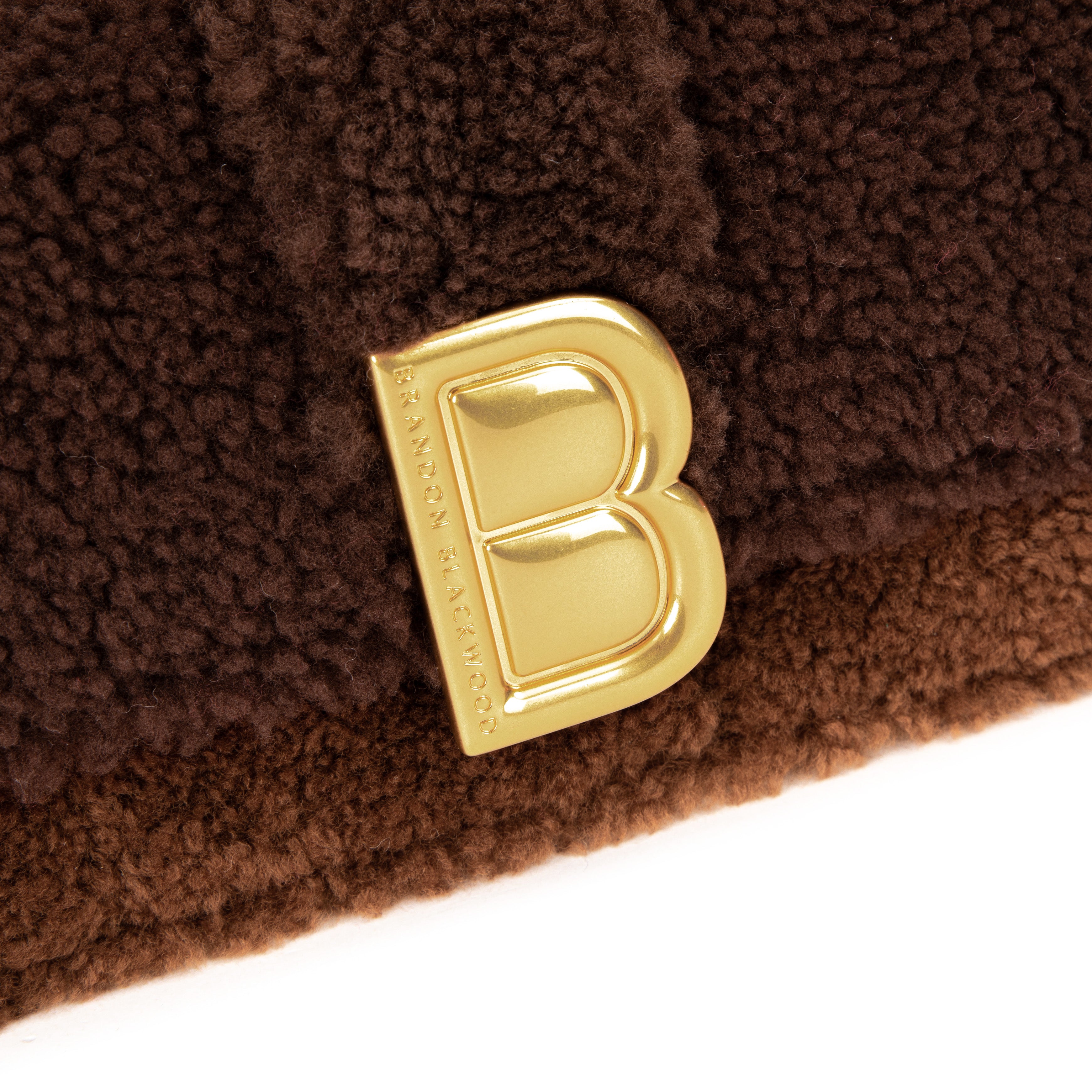 Brandon Blackwood New York - Medium Nia Bag - Multi Brown Shearling
