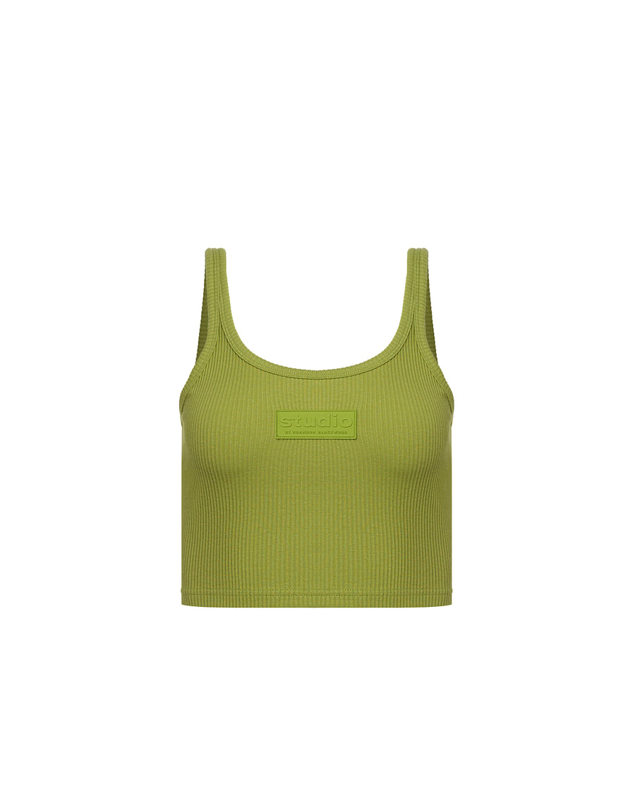 Logo Crop Tank Top
