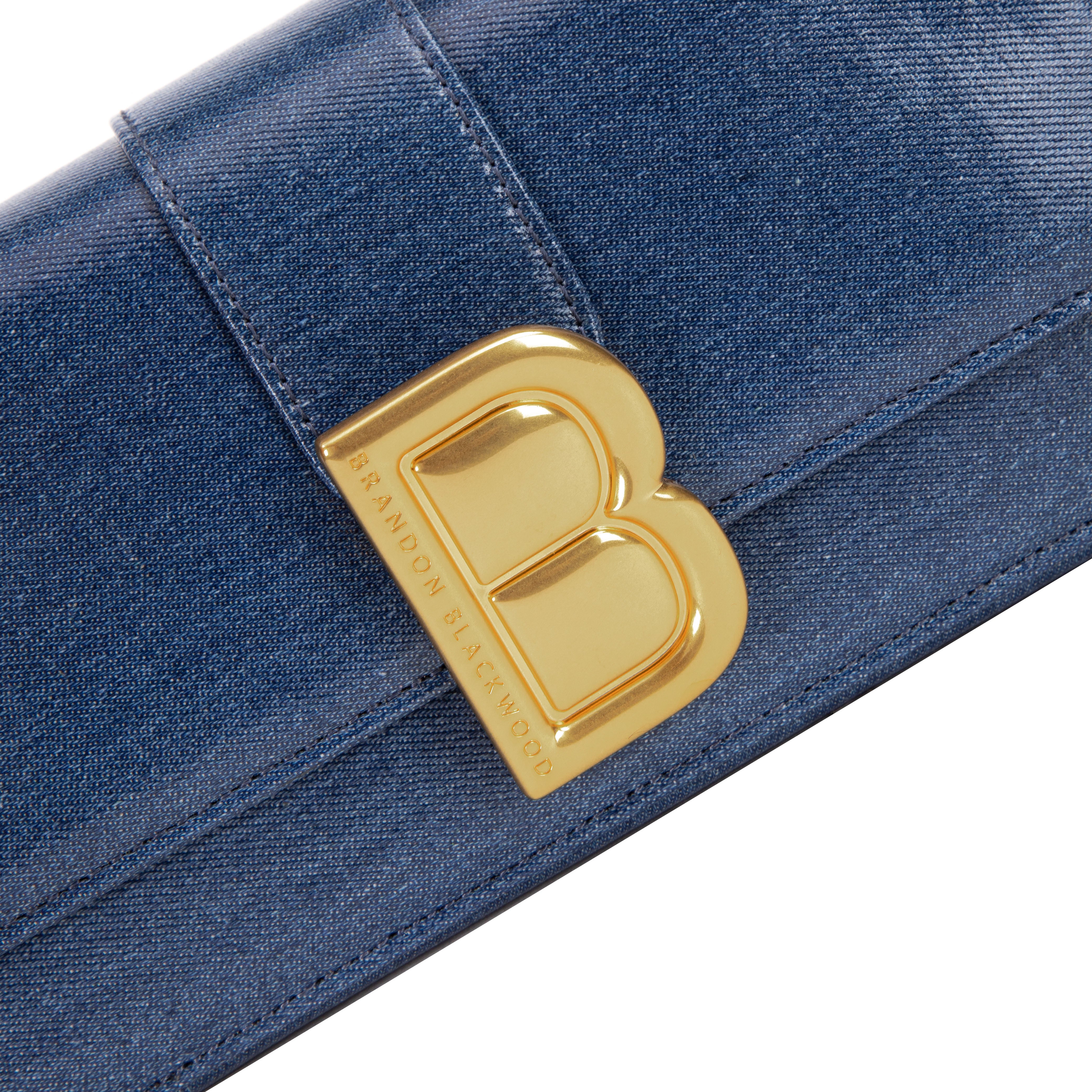 Brandon Blackwood New York - Medium Nia Bag - Wax Denim
