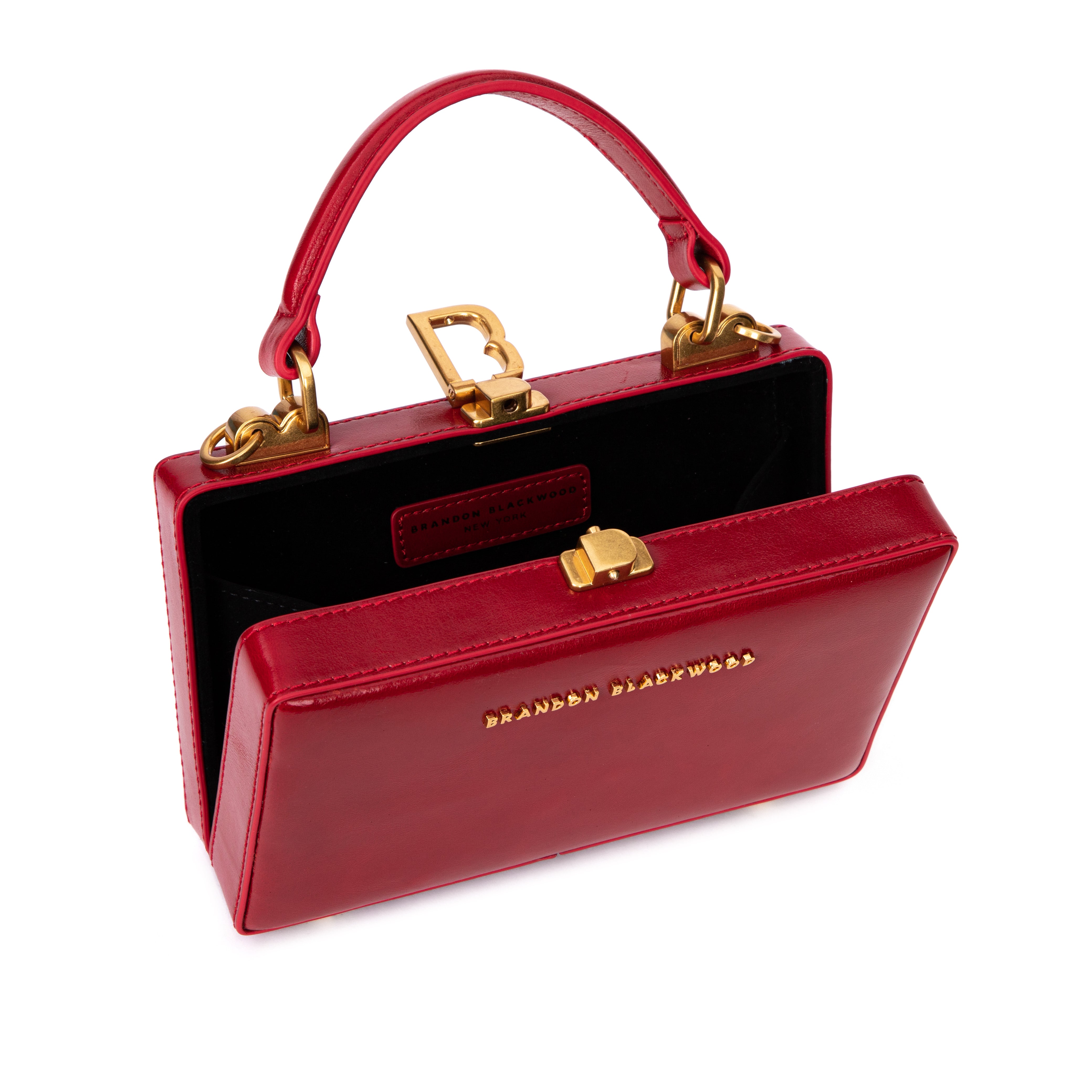 Brandon Blackwood New York - Slim Trunk - Red Oil Leather
