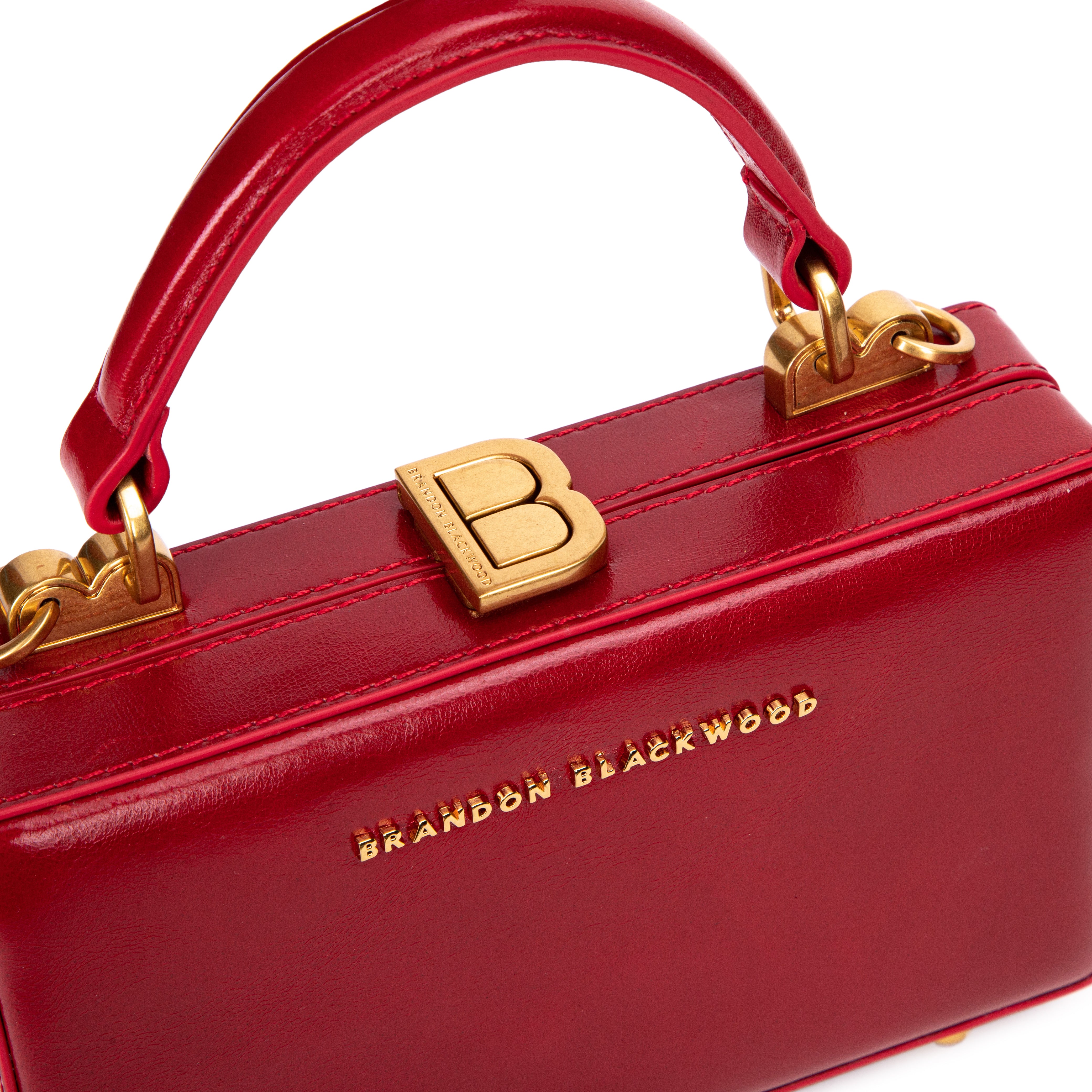 Brandon Blackwood New York - Slim Trunk - Red Oil Leather