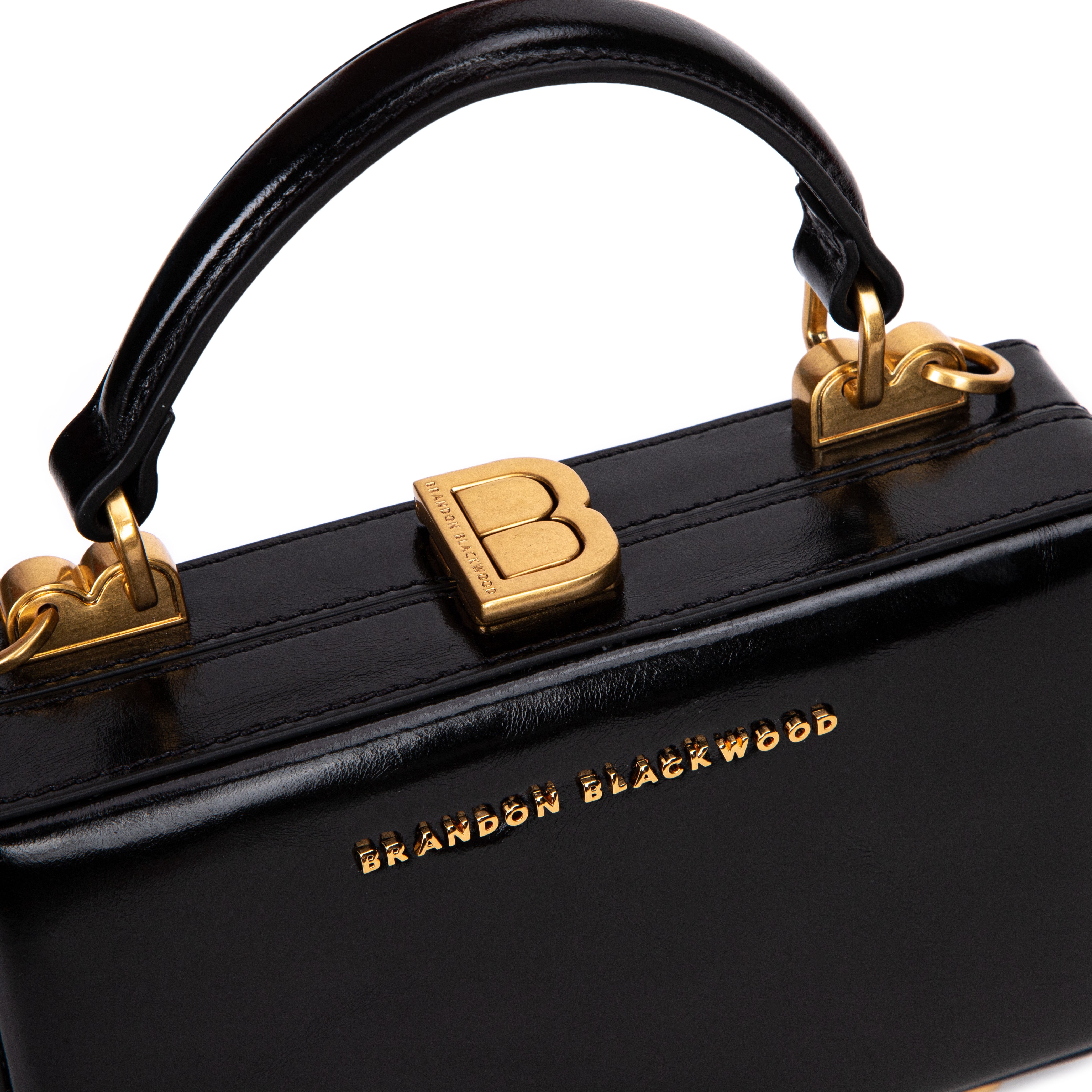 Brandon Blackwood New York - Slim Trunk - Black w/ Brass Hardware
