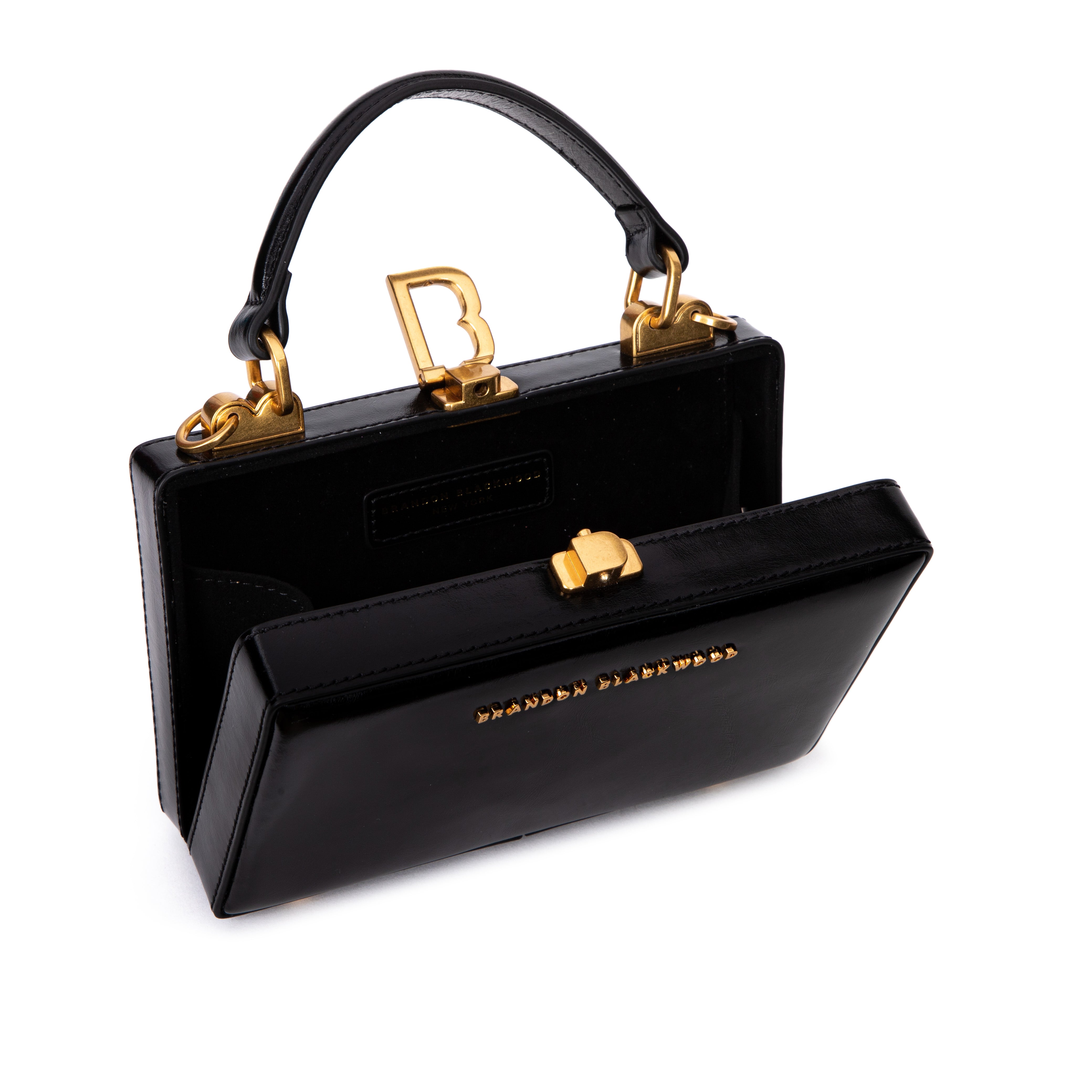 Brandon Blackwood New York - Slim Trunk - Black w/ Brass Hardware
