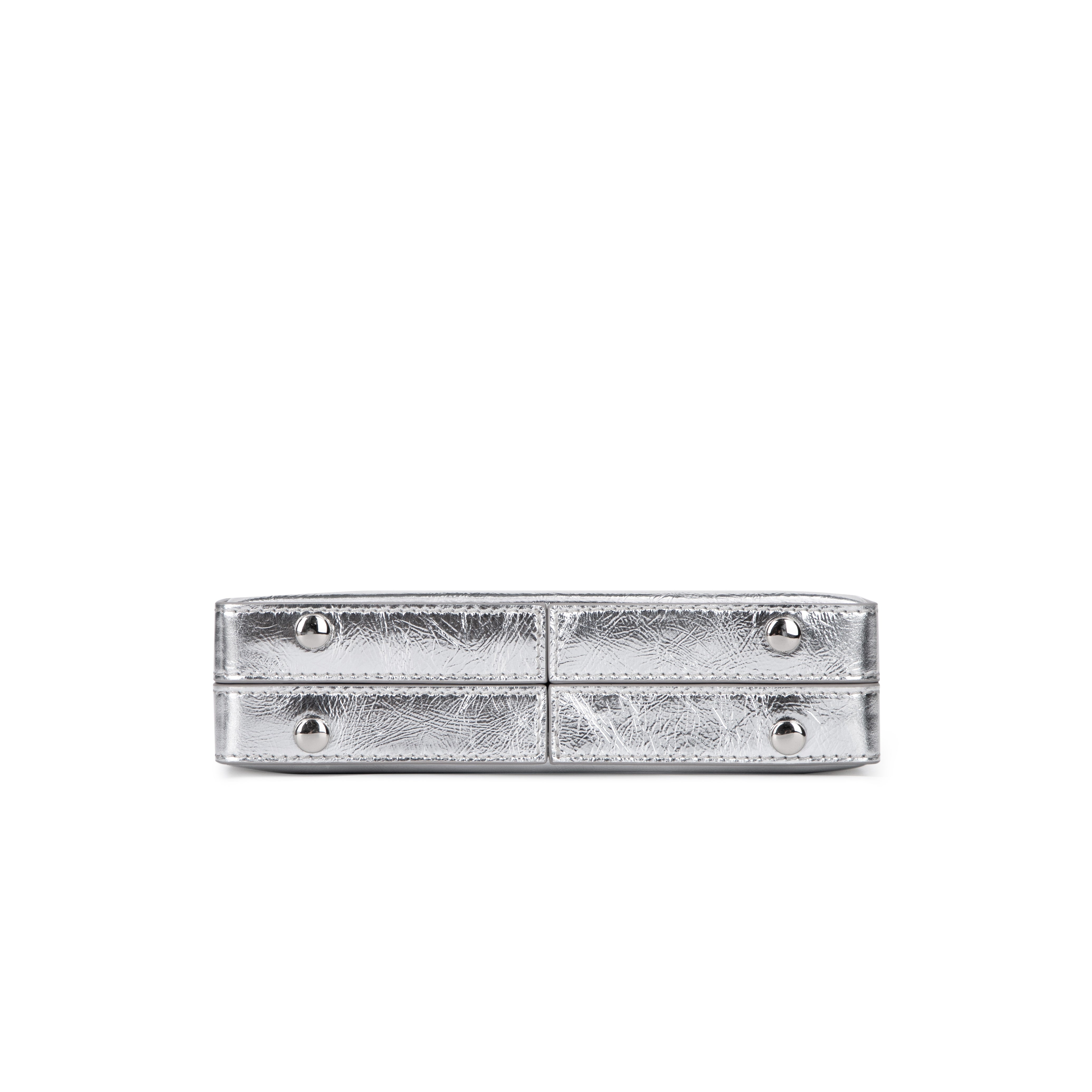 Brandon Blackwood New York - Slim Trunk - Metallic Silver Leather