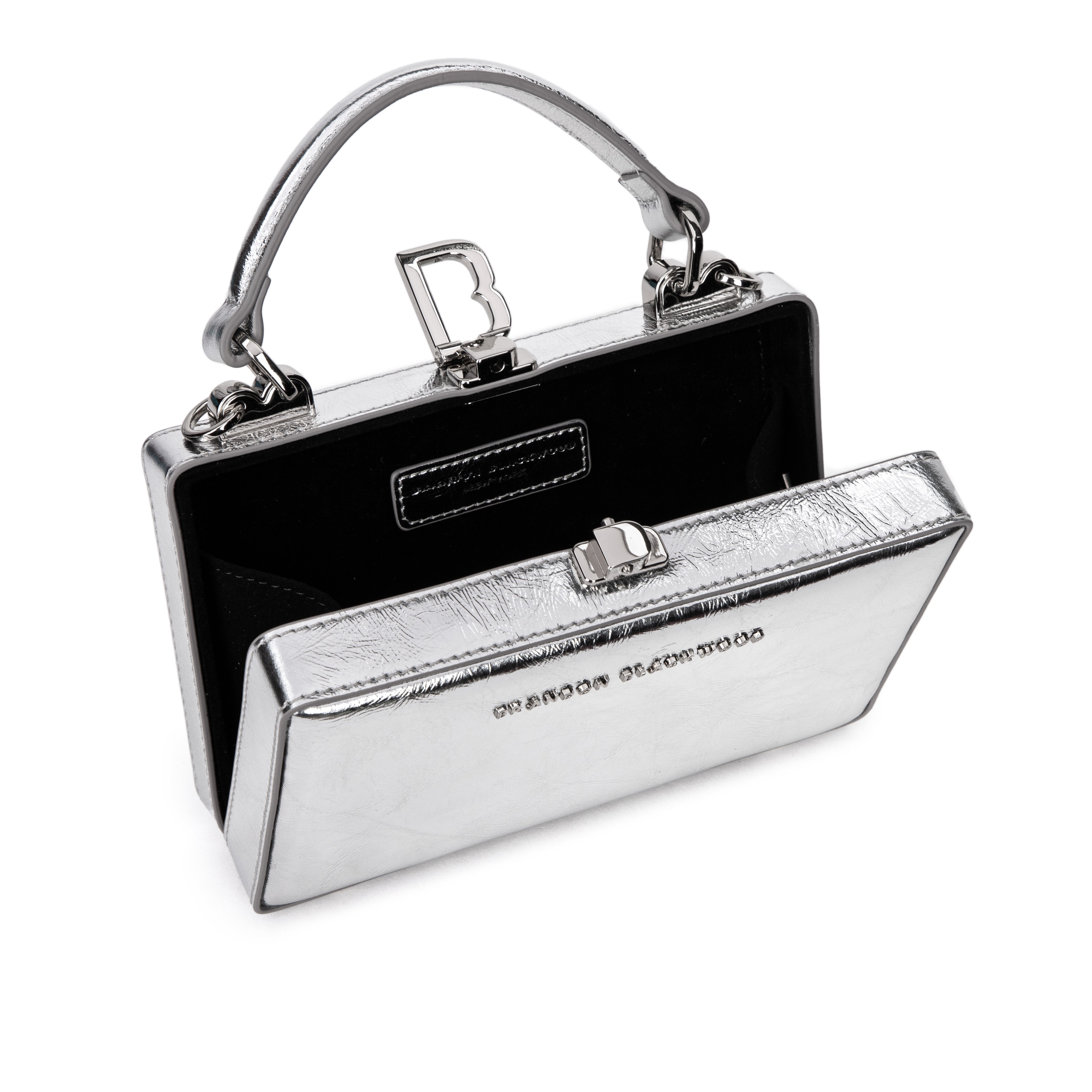 Brandon Blackwood New York - Slim Trunk - Metallic Silver Leather