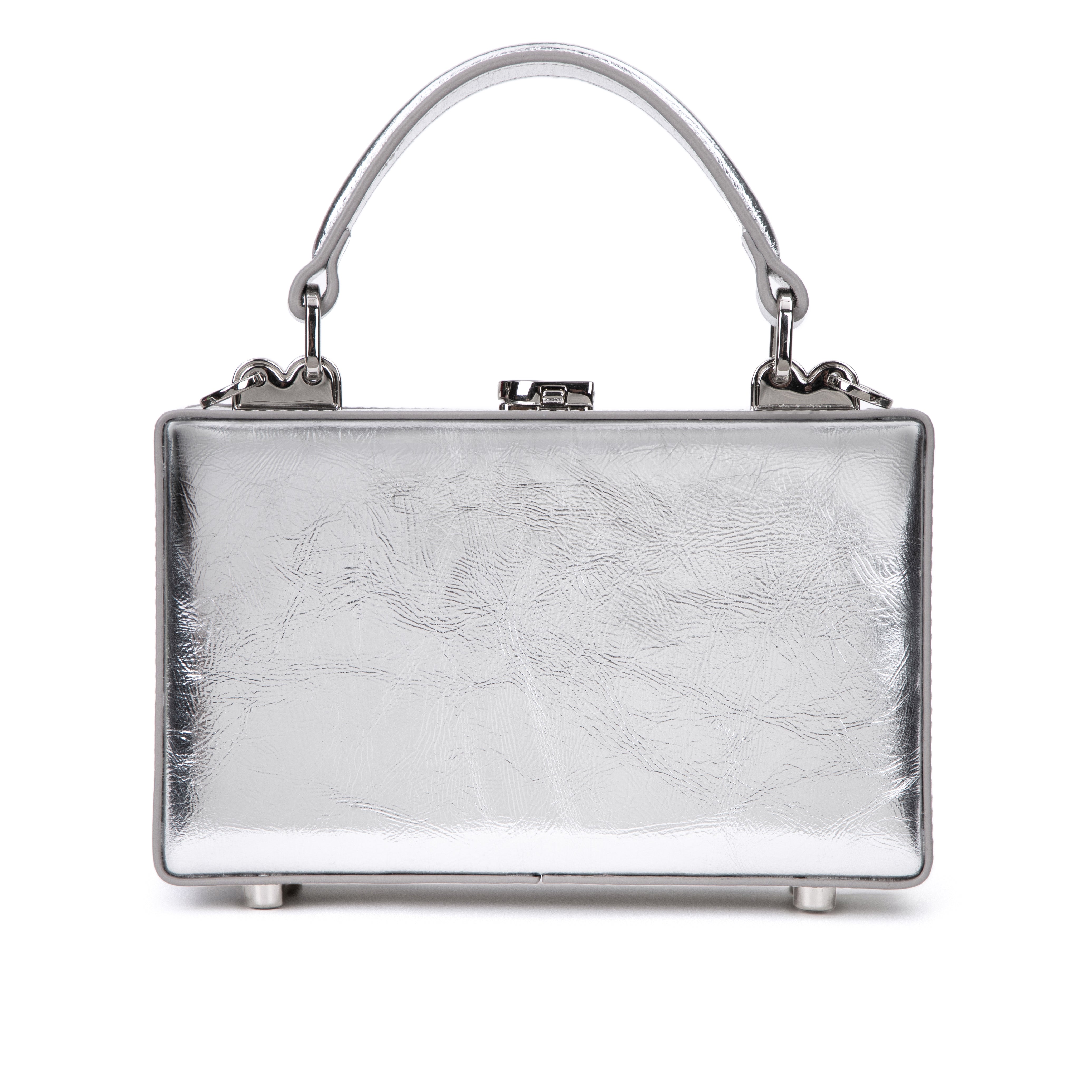 Brandon Blackwood New York - Slim Trunk - Metallic Silver Leather
