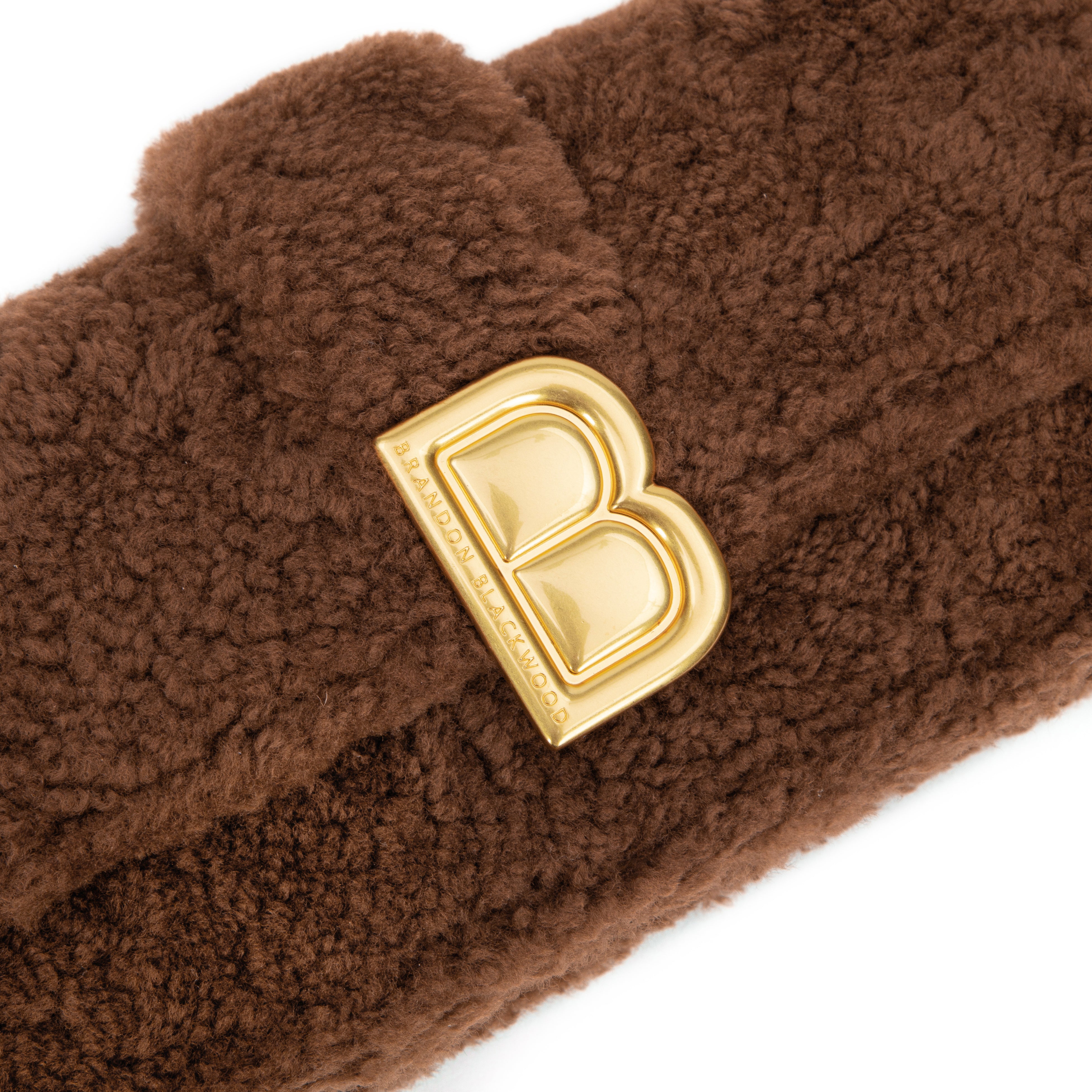 Brandon Blackwood New York - Nia Bag - Multi Brown Shearling