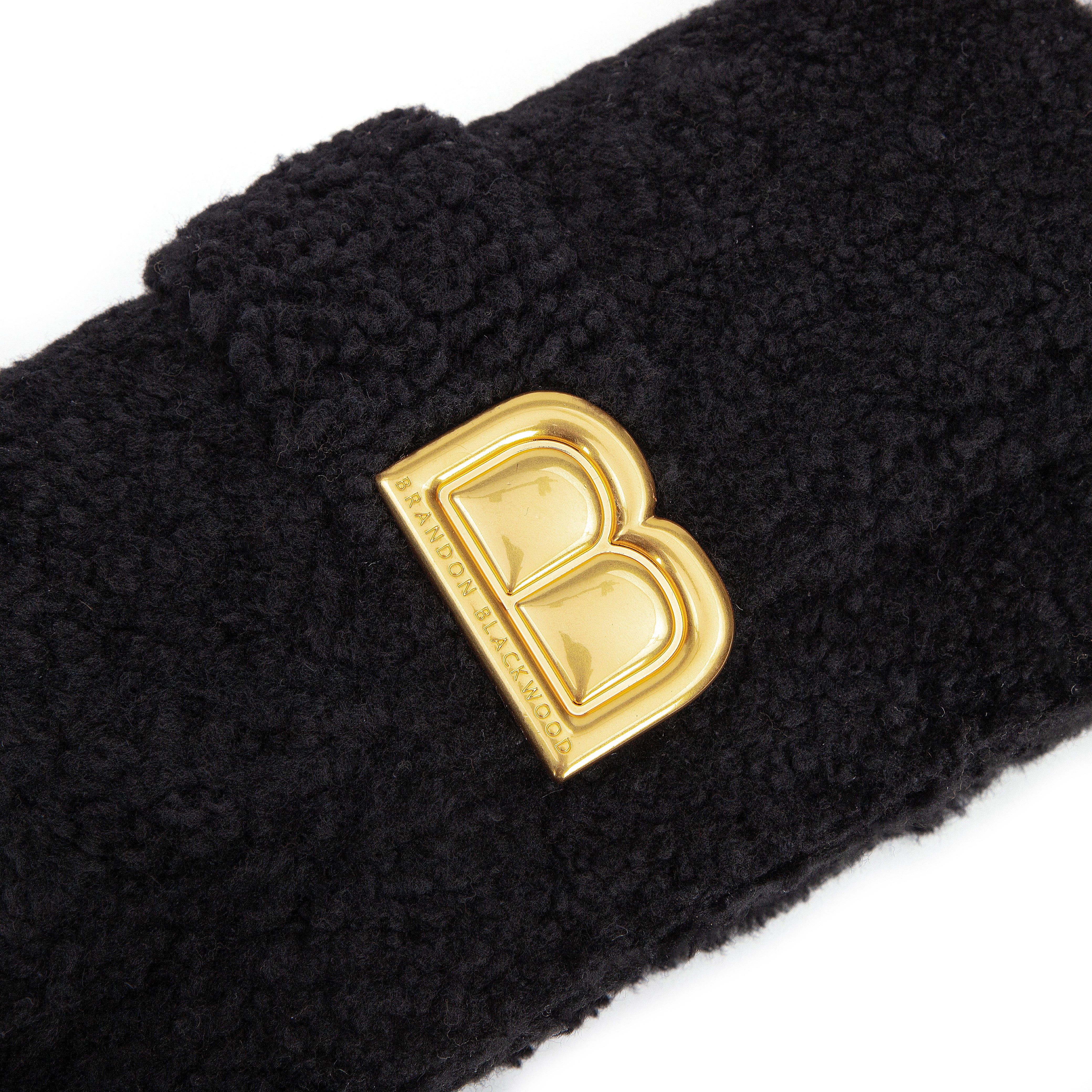 Brandon Blackwood New York - Nia Bag - Black Shearling