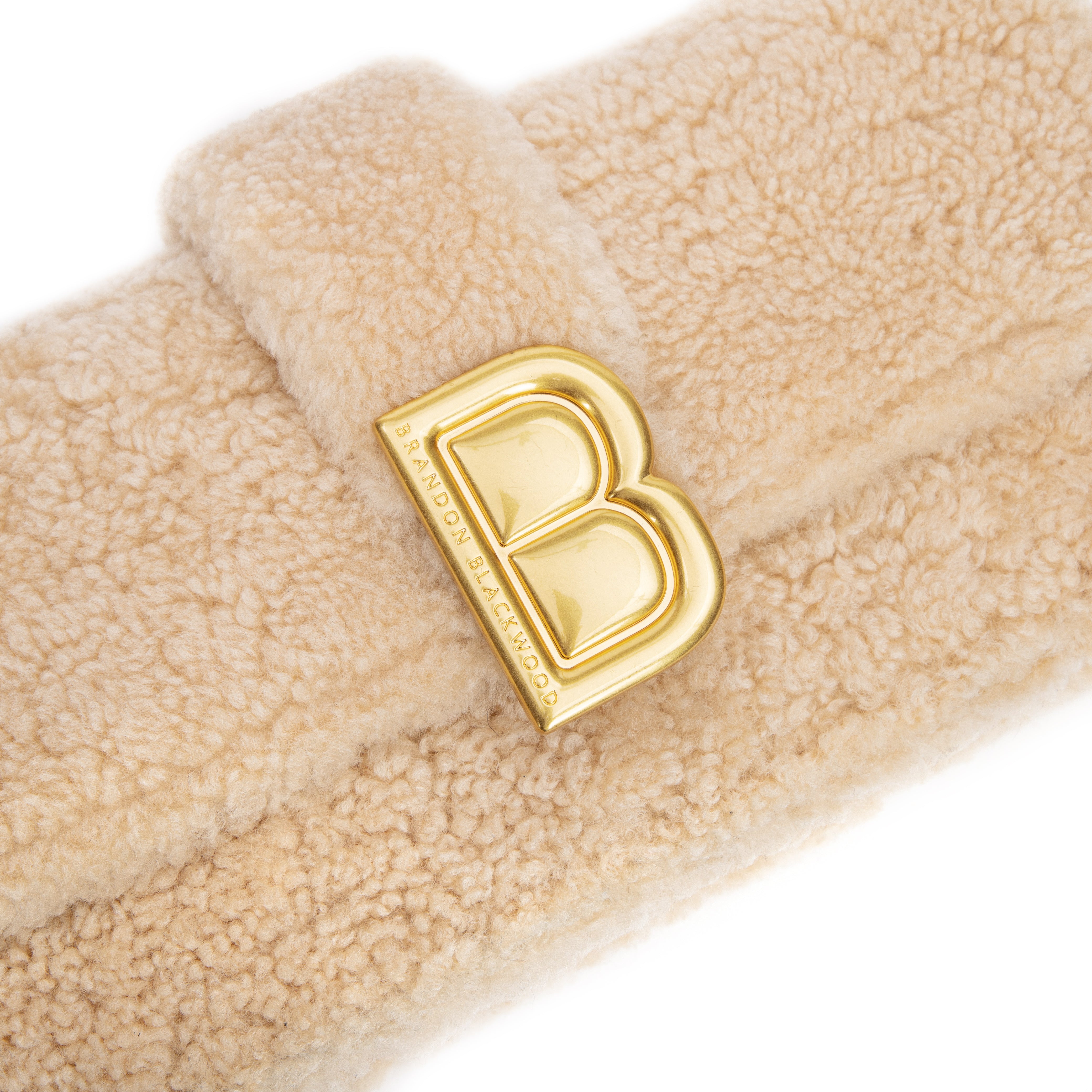 Brandon Blackwood New York - Nia Bag - Cream Shearling