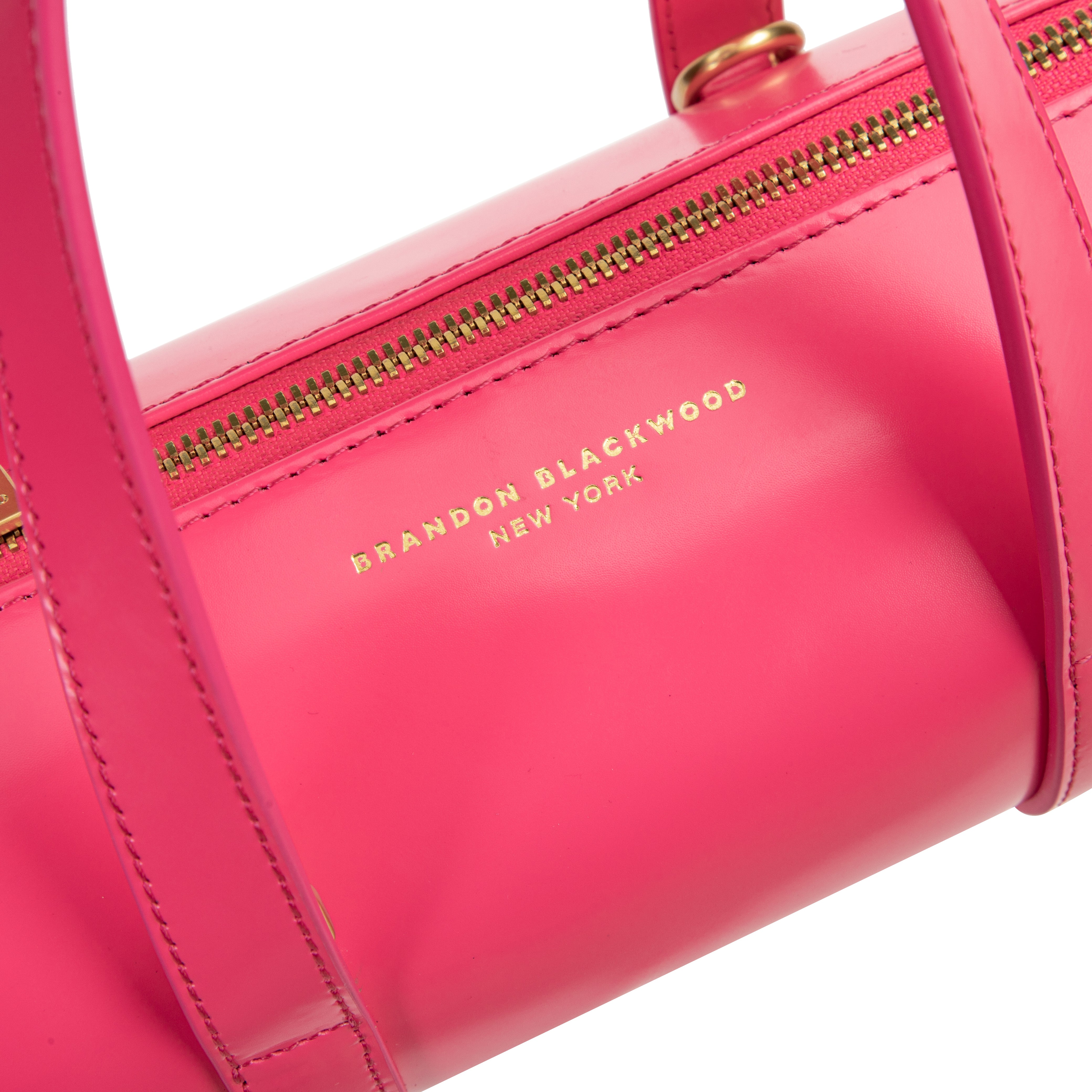 Brandon Blackwood New York - Mini Duffle - Pink Hard Leather