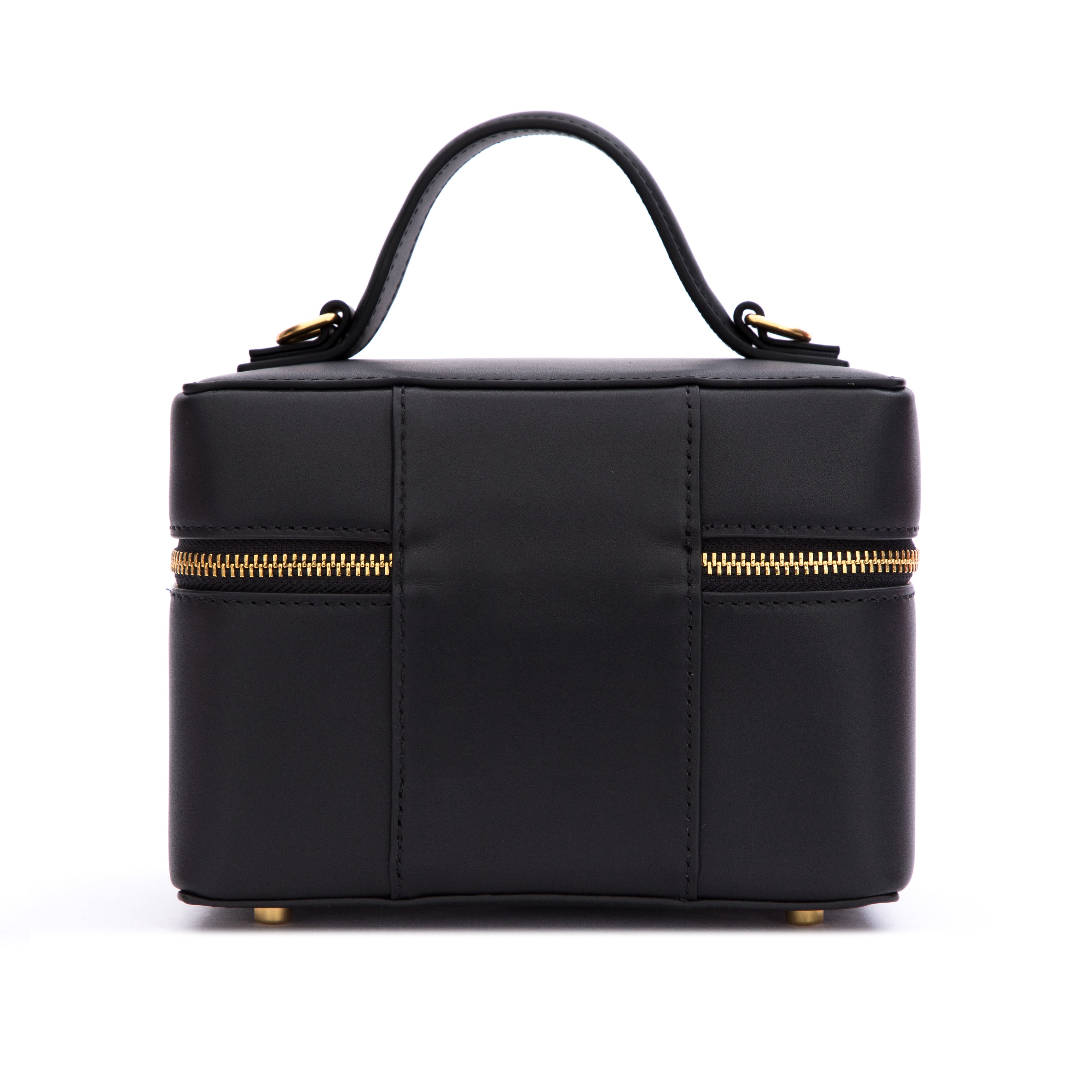 Brandon Blackwood New York - Make-Up Bag | Black Leather - Black Leather