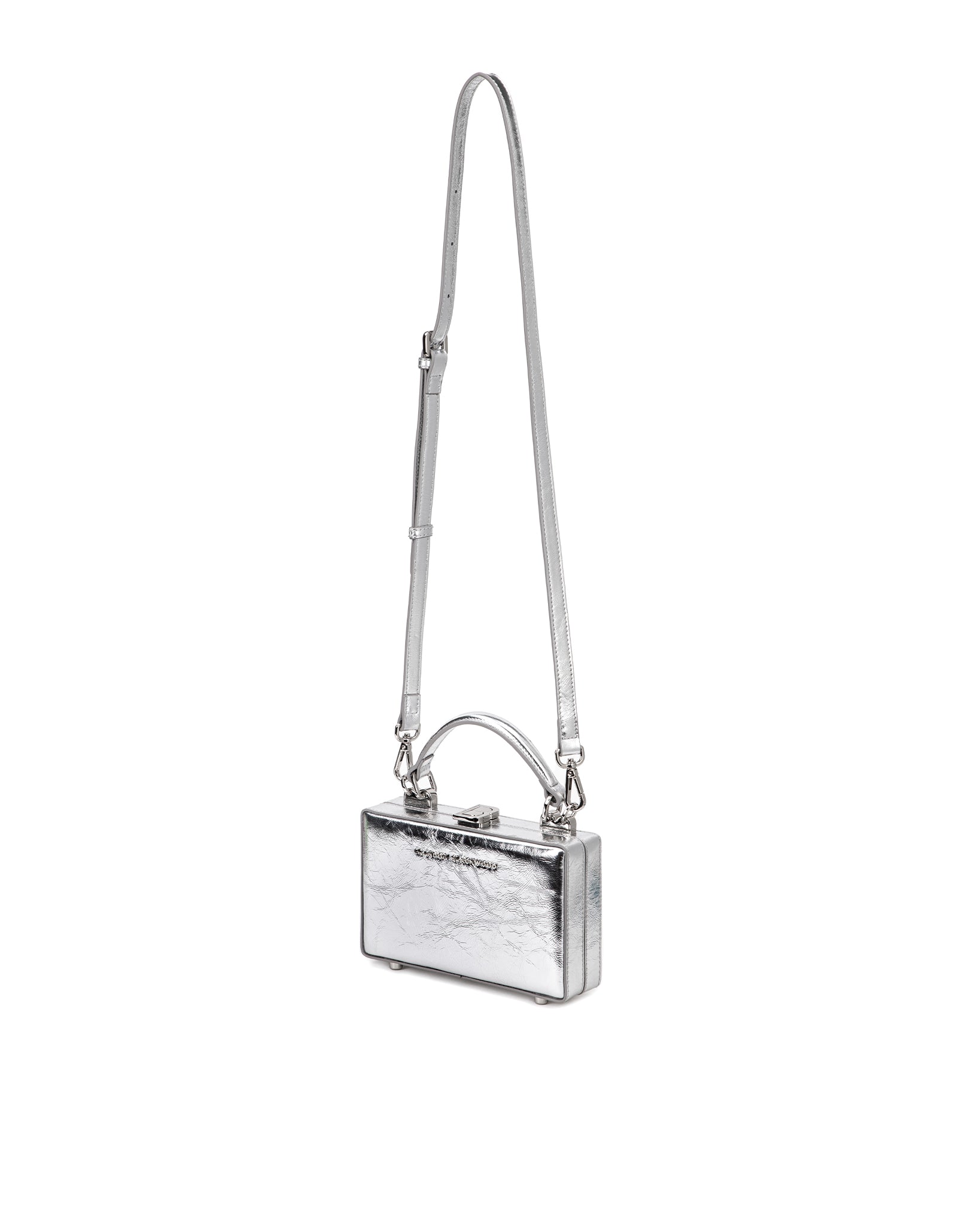 Brandon Blackwood New York - Slim Trunk - Metallic Silver Leather