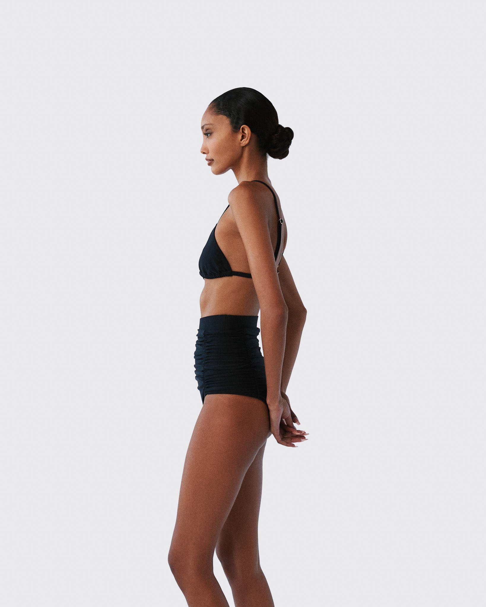 Brandon Blackwood New York - Bikini Swim Top - Black