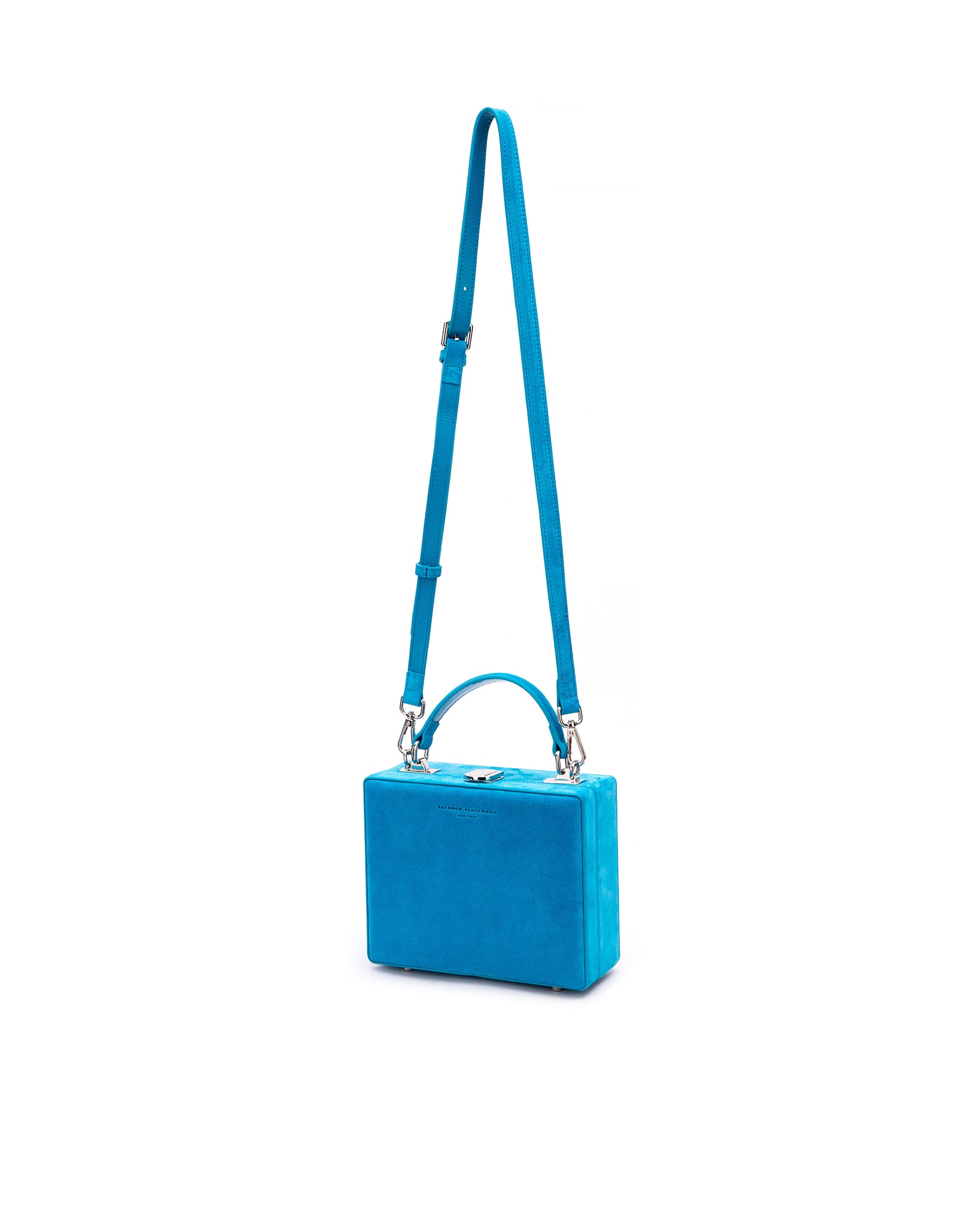 Brandon Blackwood New York - Kendrick Trunk - Aqua Blue Suede