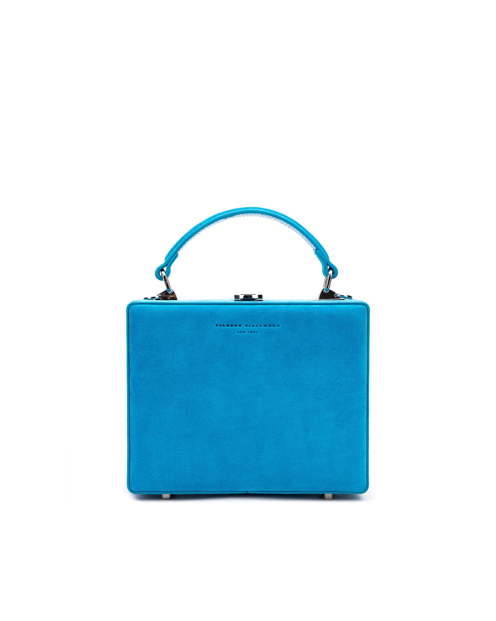 Handbag Brandon Blackwood Blue in Suede - 25734908
