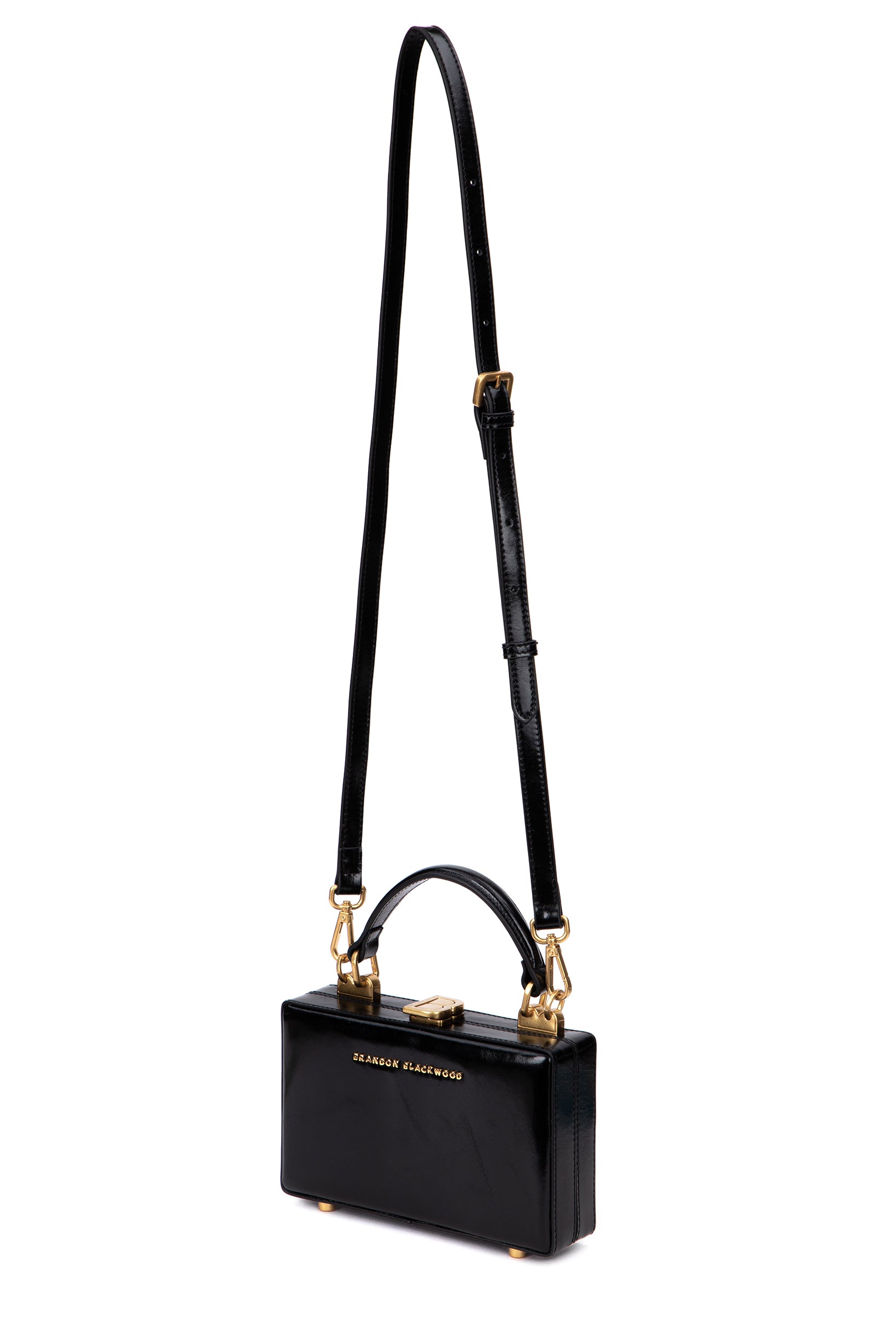 Brandon Blackwood New York - Slim Trunk - Black w/ Brass Hardware