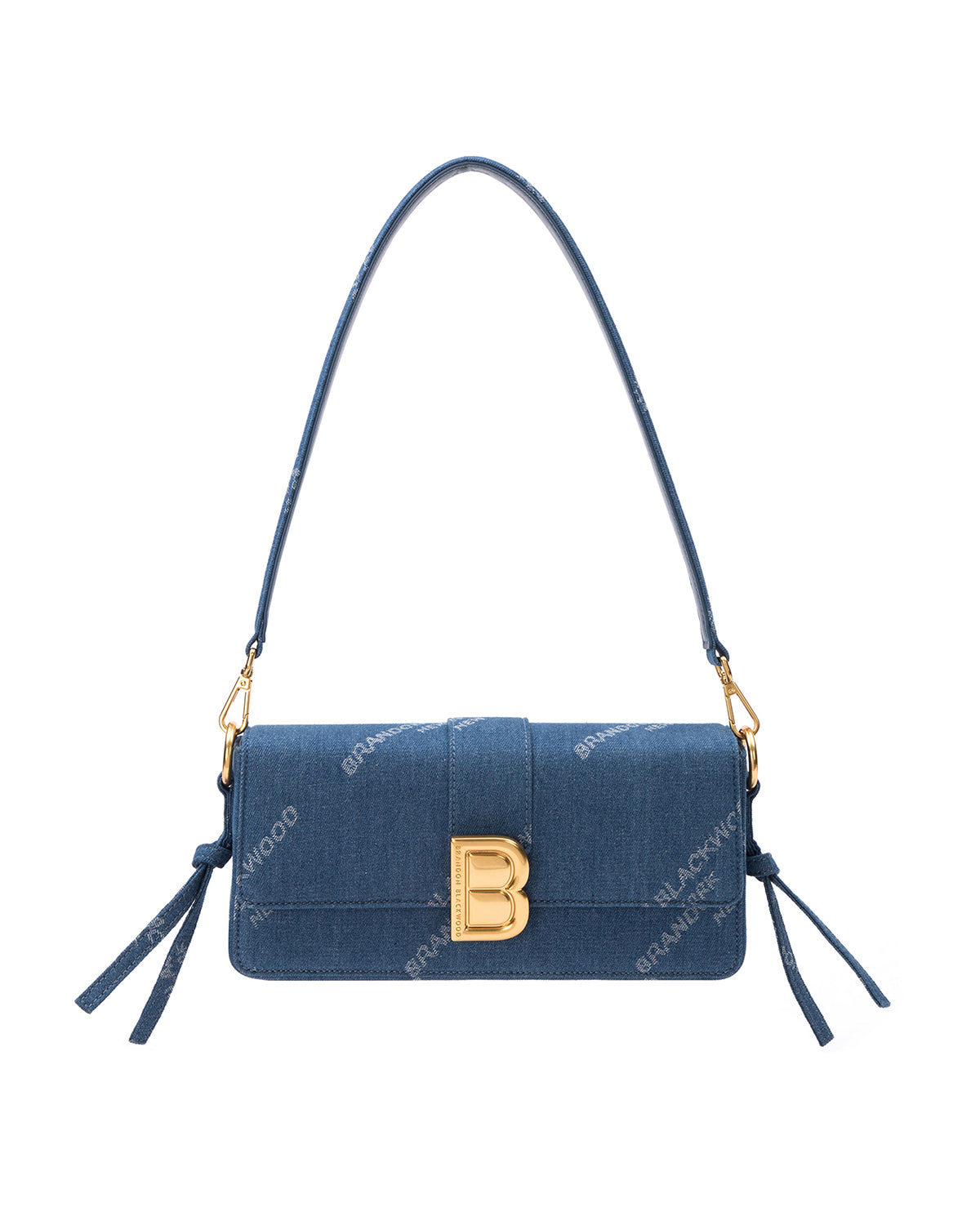 Brandon Blackwood Women's Mini Denim Duffel Bag - Denim Blue