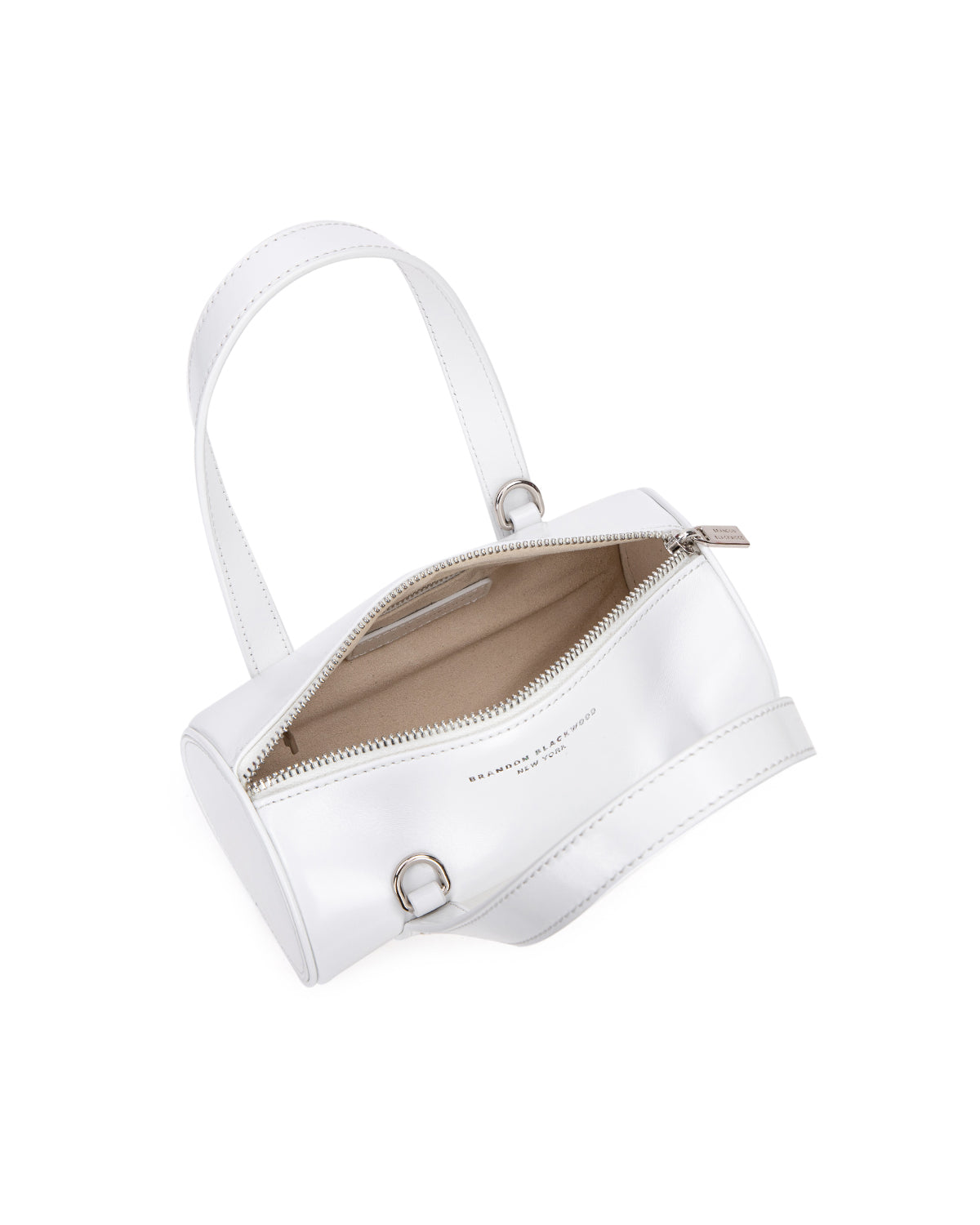 Brandon Blackwood New York - Mini Duffle - White Oil Leather