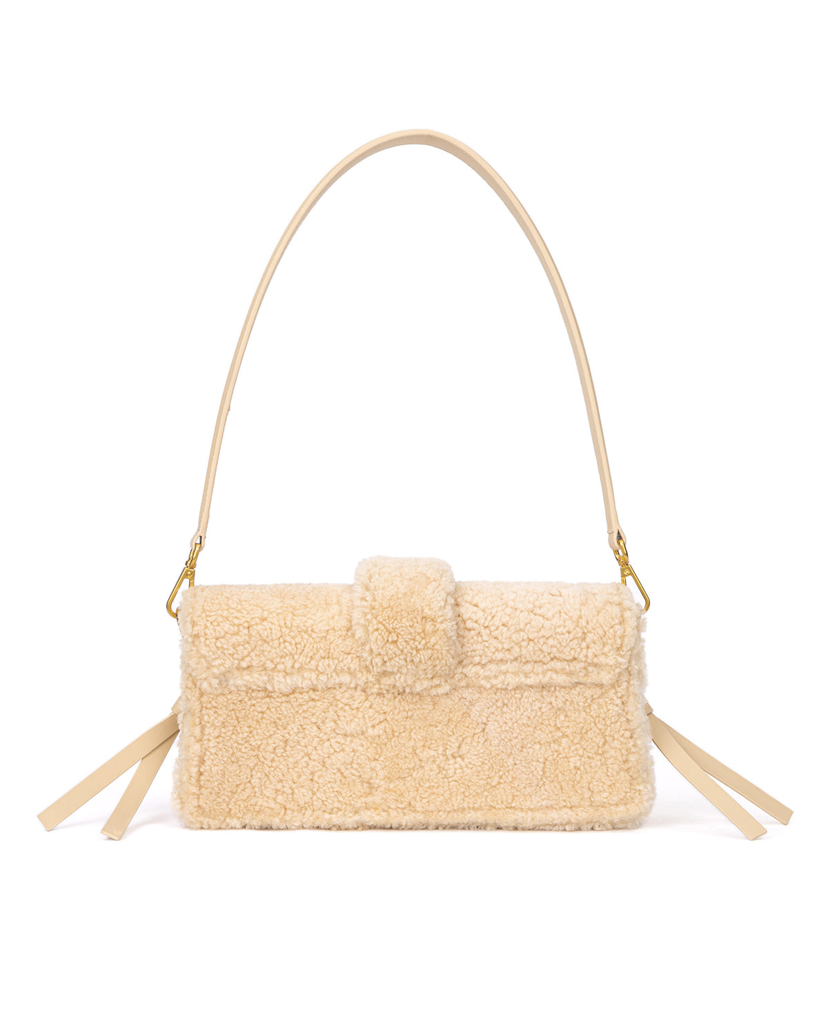 Brandon Blackwood New York - Nia Bag - Cream Shearling