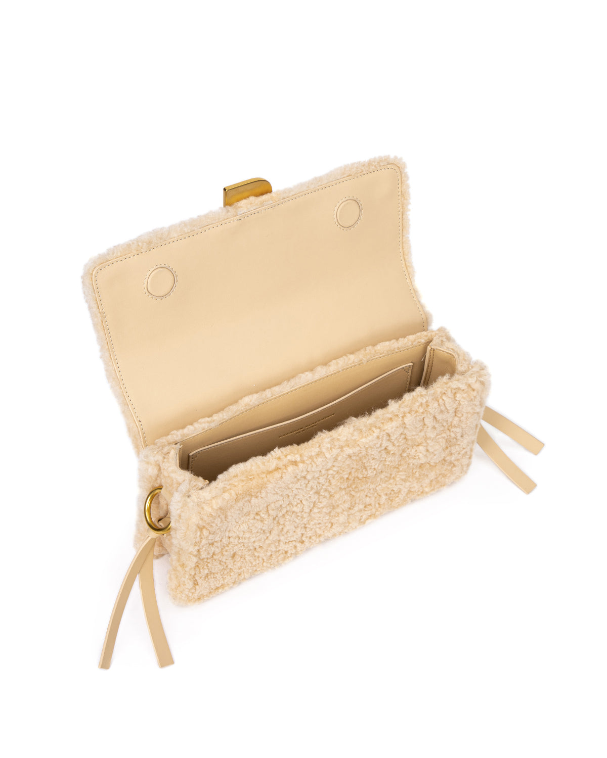 Brandon Blackwood New York - Nia Bag - Cream Shearling