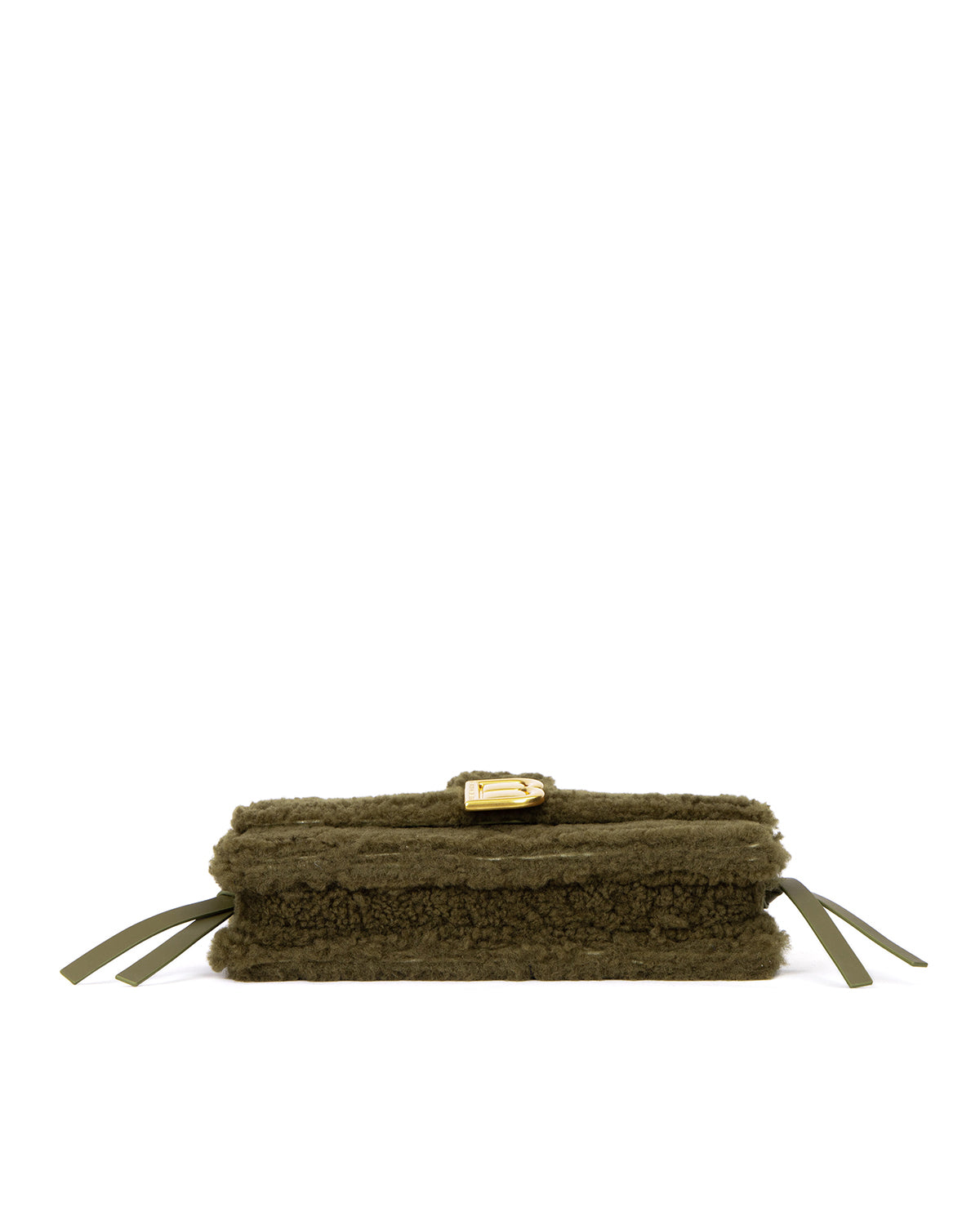 Brandon Blackwood New York - Nia Bag - Green Shearling