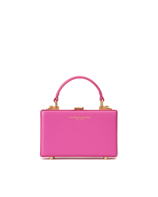 Hot Pink Grain Leather