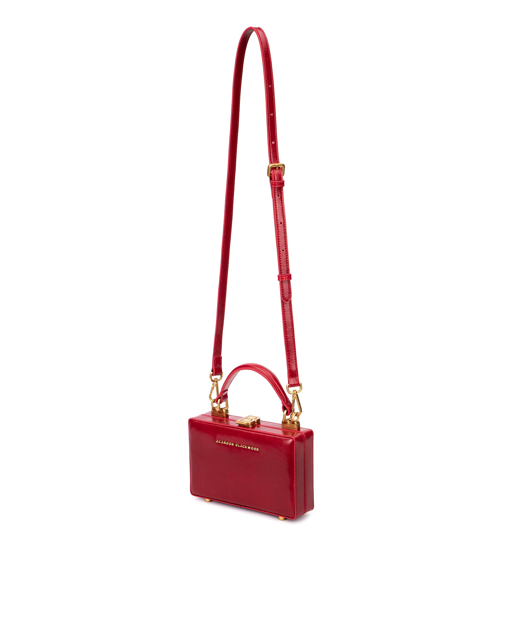 Brandon Blackwood New York - Slim Trunk - Red Oil Leather