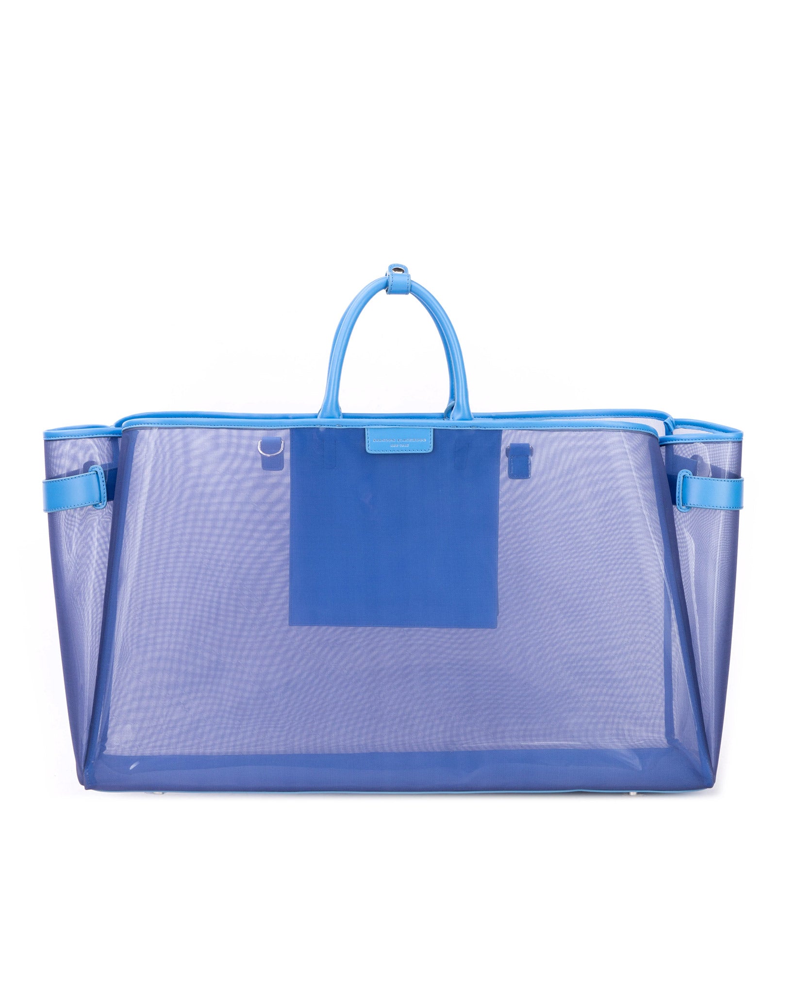 Large Blue Croc Leather Tote - Bag 94