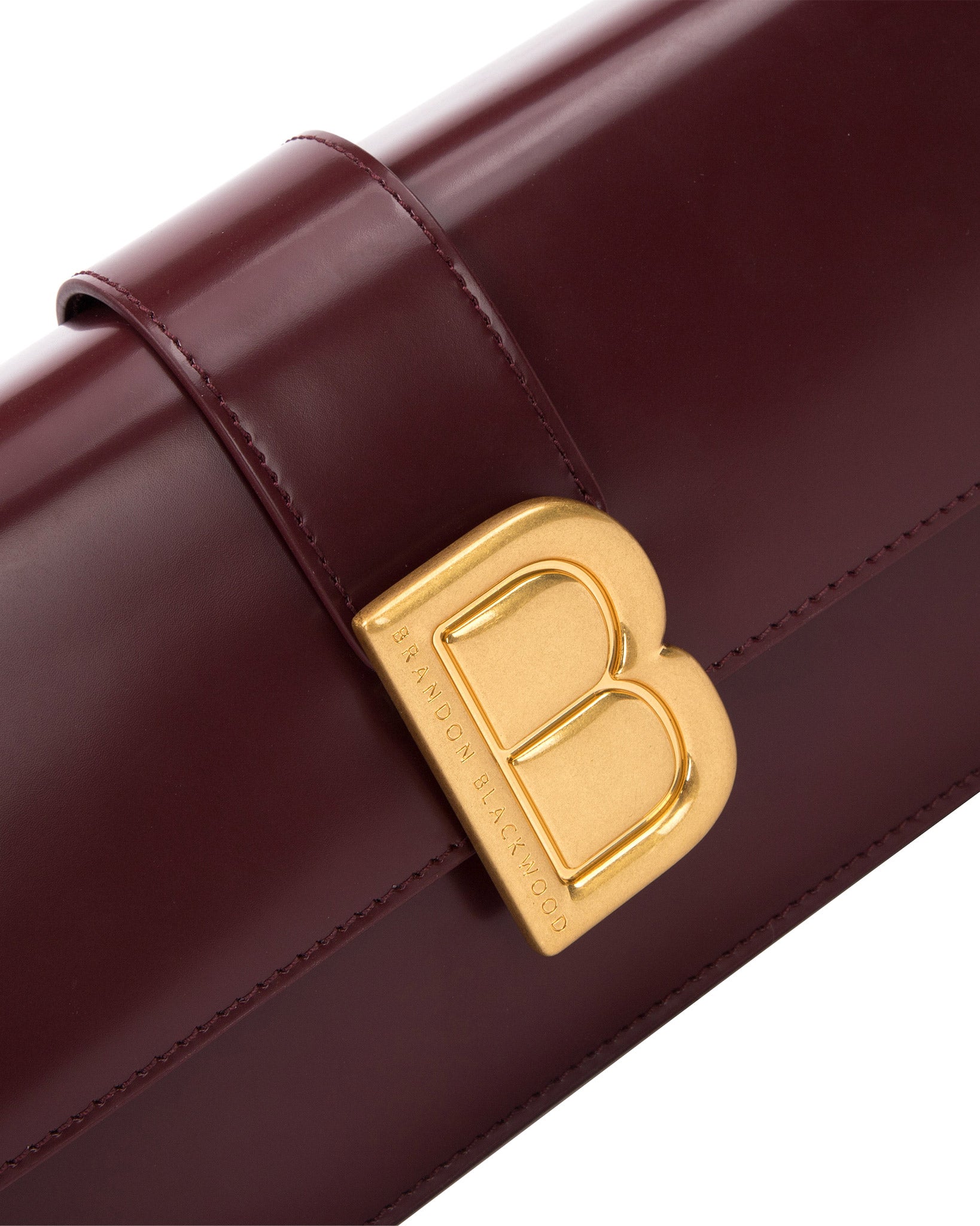 Brandon Blackwood New York - Nia Bag - Burgundy Hard Leather