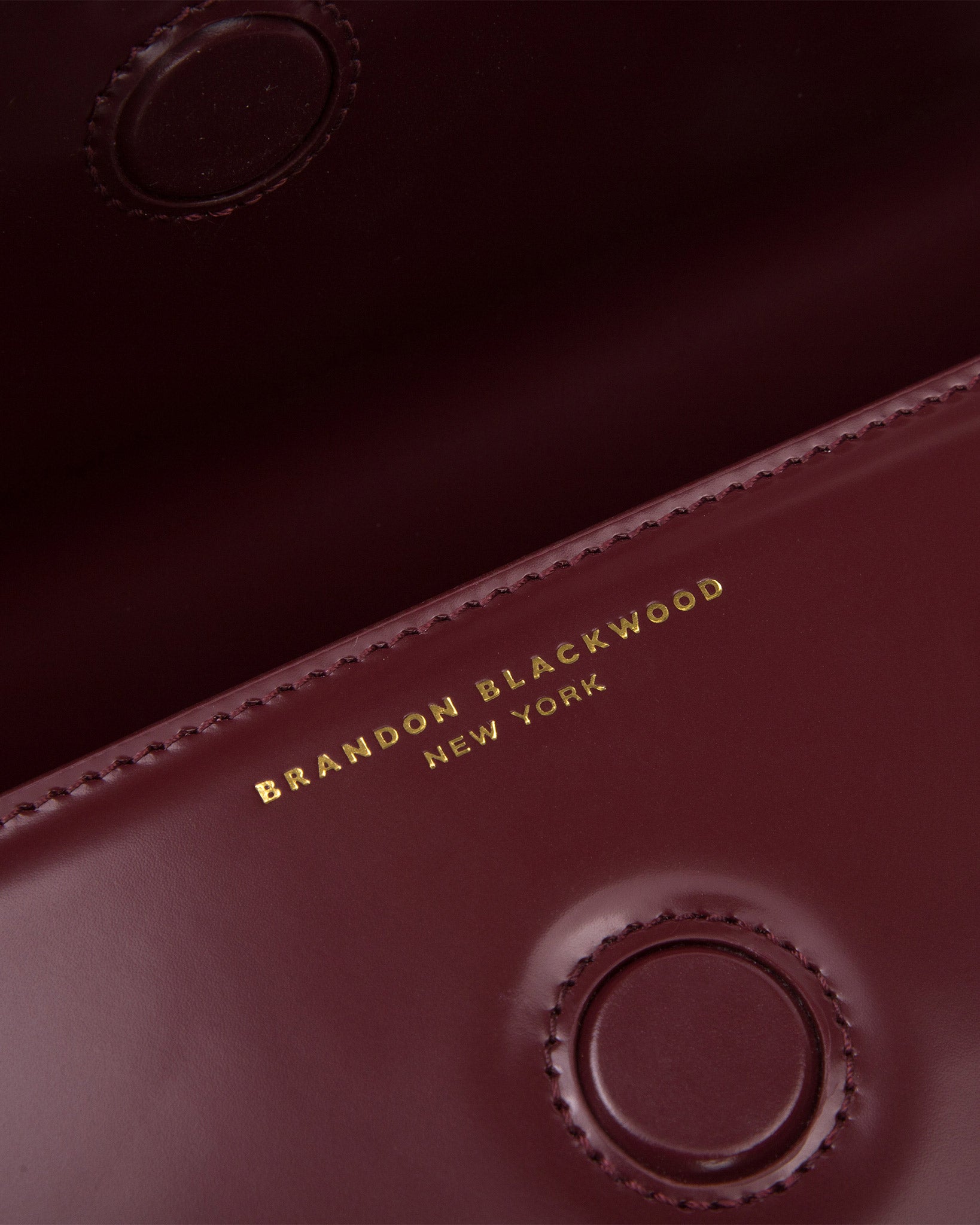Brandon Blackwood New York - Nia Bag - Burgundy Hard Leather
