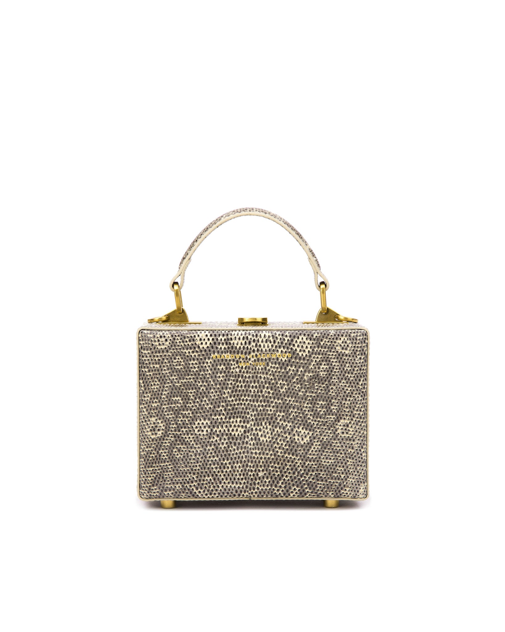 Beige Snakeskin Jasmine Bag | Luxury Designer Bags | Brandon Blackwood