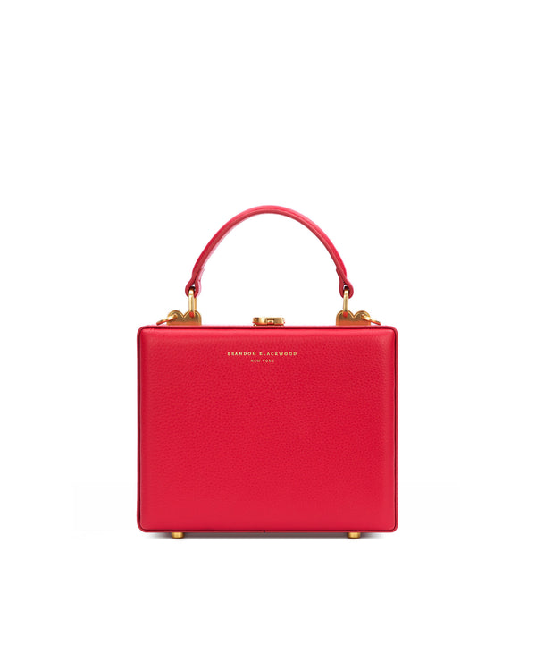 Red Leather w/ Brass Hardware