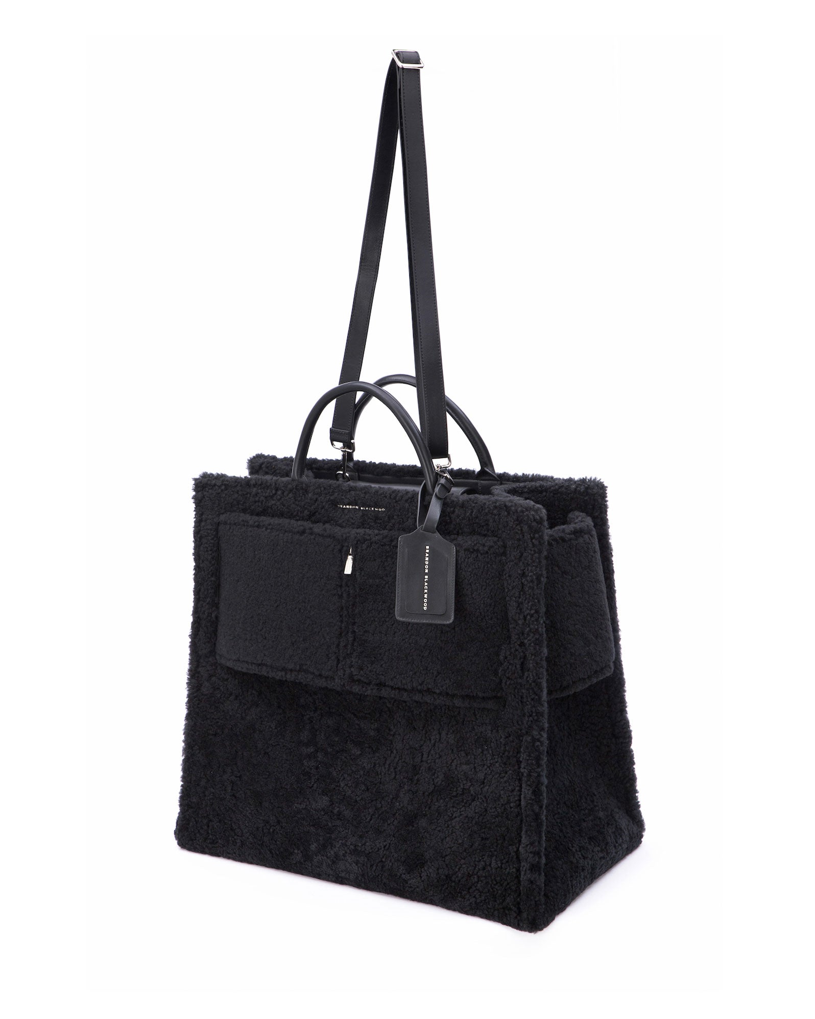 Brandon Blackwood New York - Mega Kuei - Black Shearling