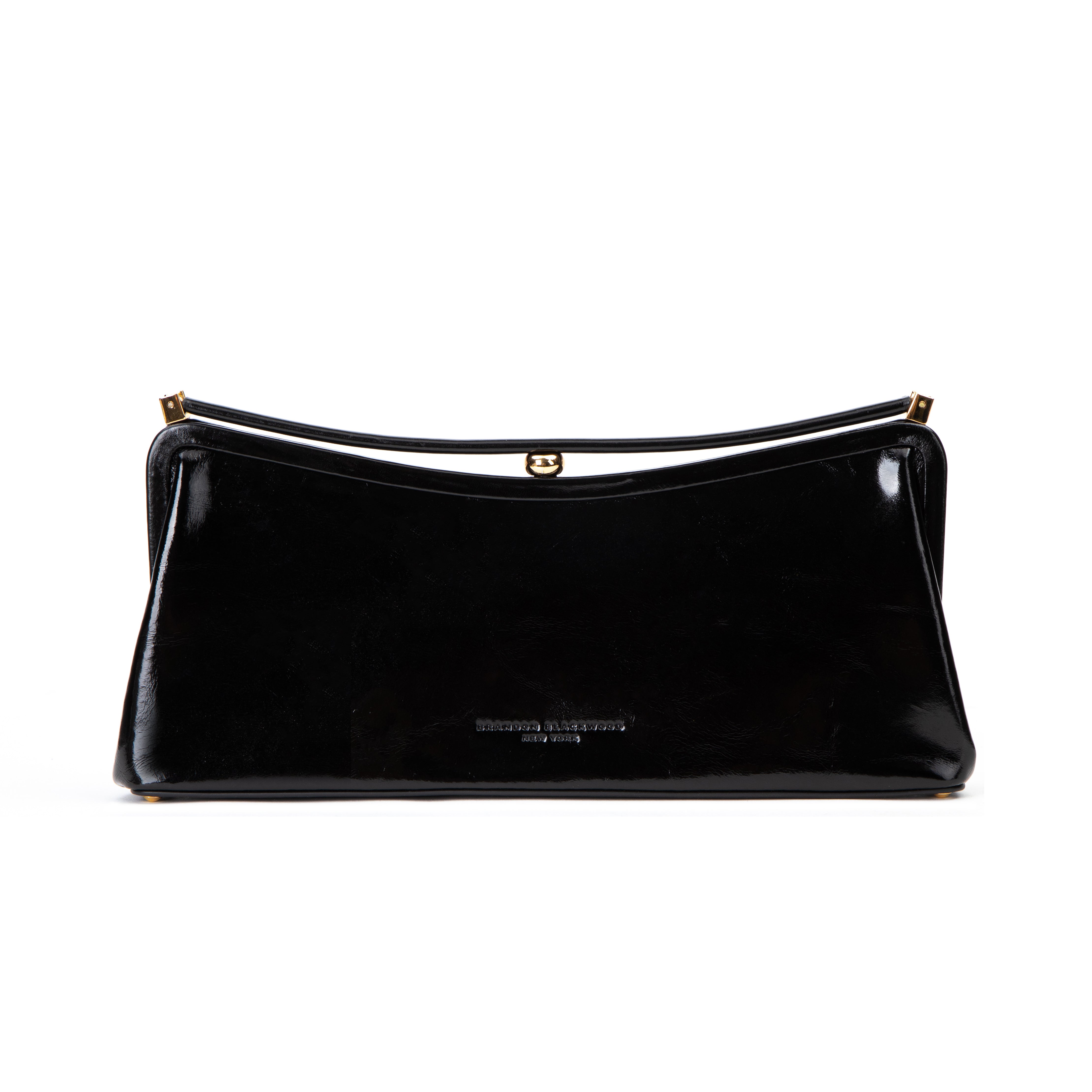 Brandon Blackwood New York - Long Evening Bag - Black Oil Leather