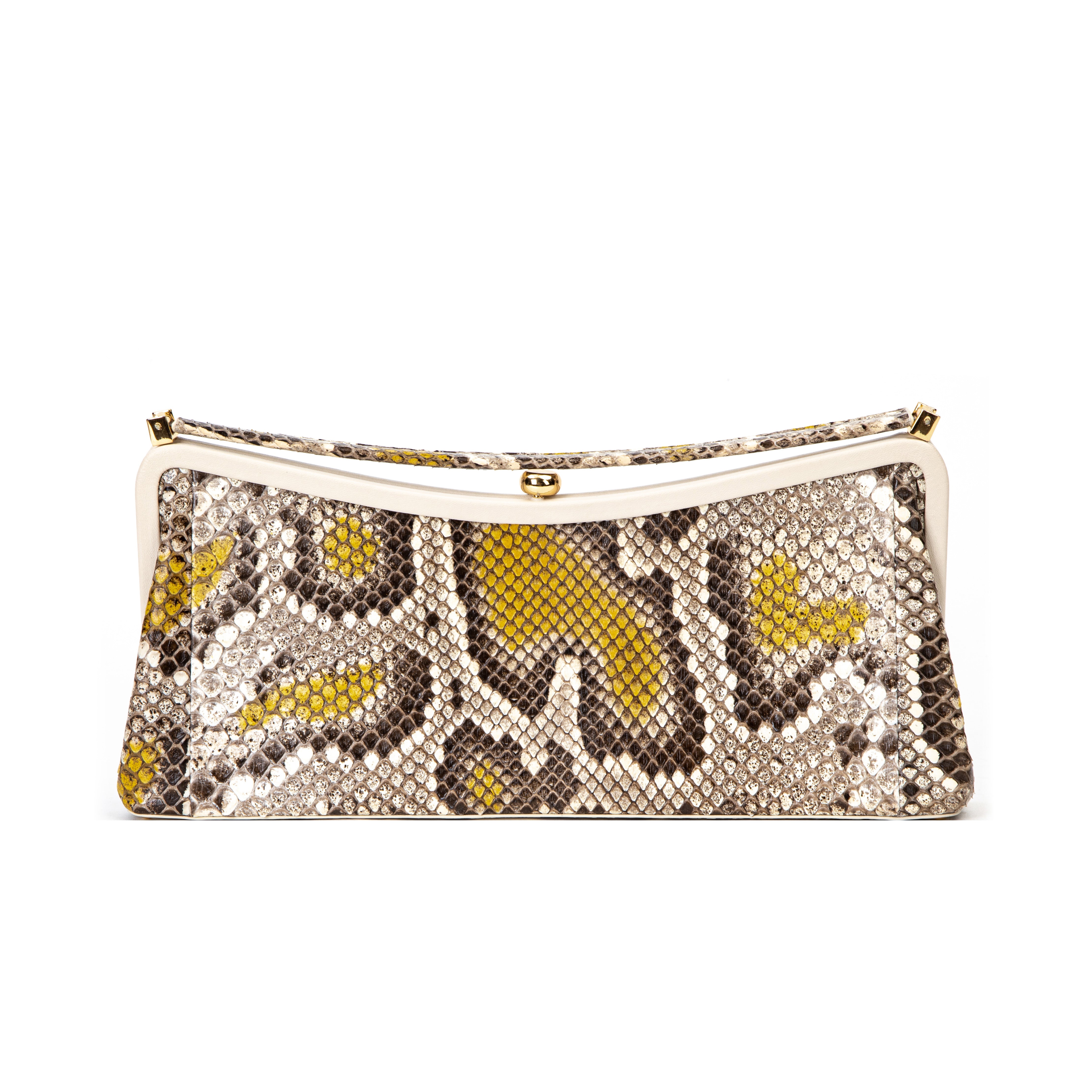 Yellow discount clutch bag