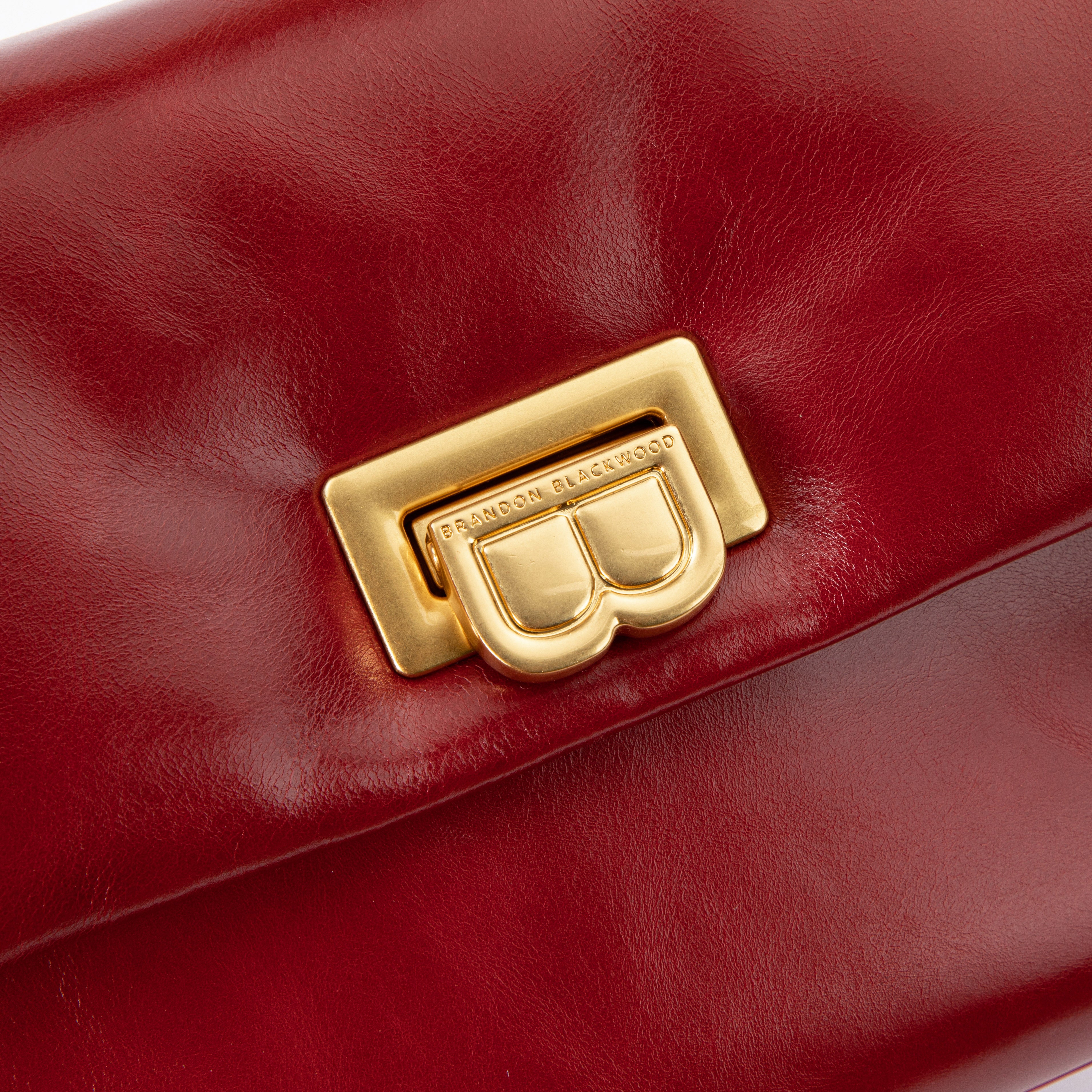 Brandon Blackwood New York - Yuta Bag - Red Oil Leather