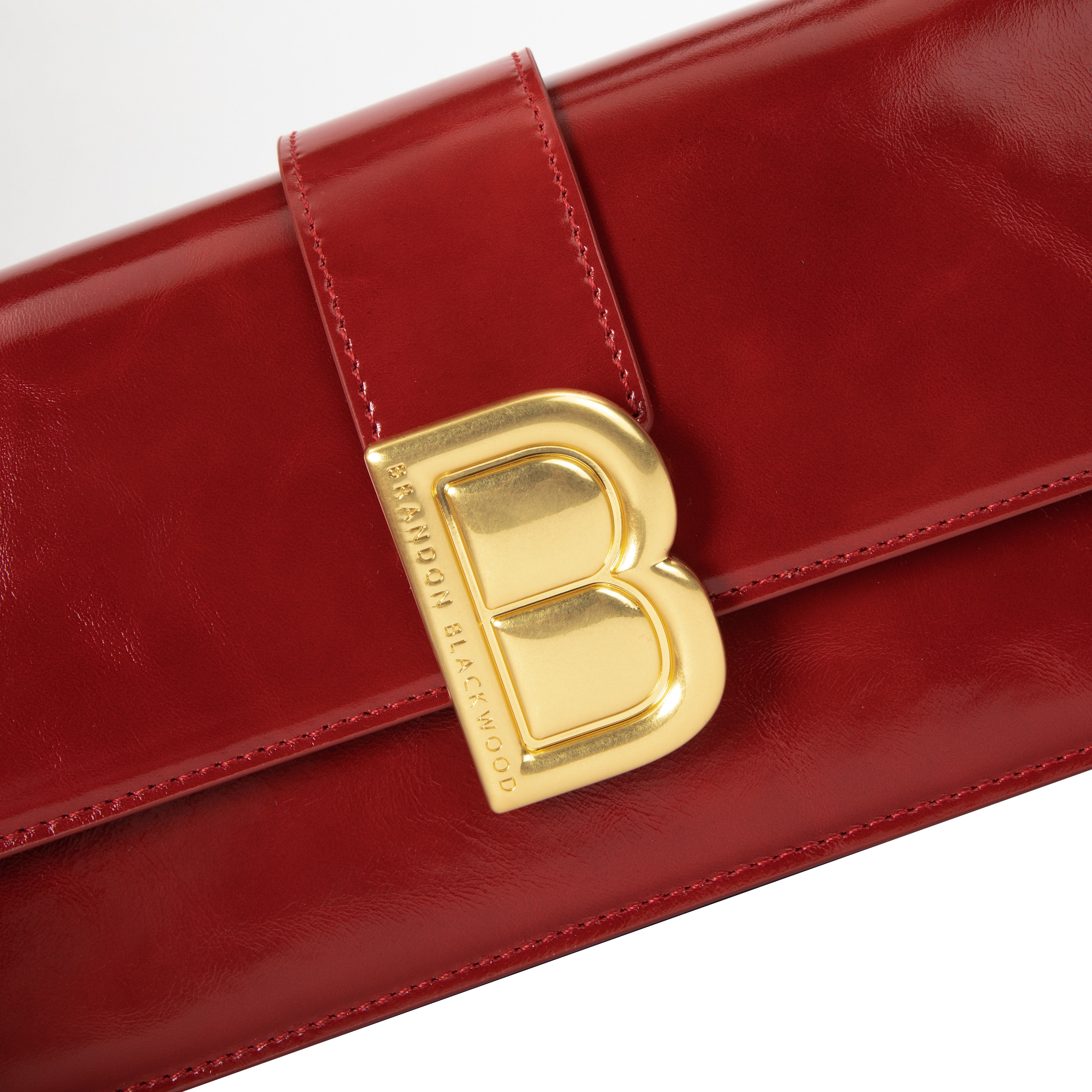 Brandon Blackwood New York - Nia Bag - Red Oil Leather