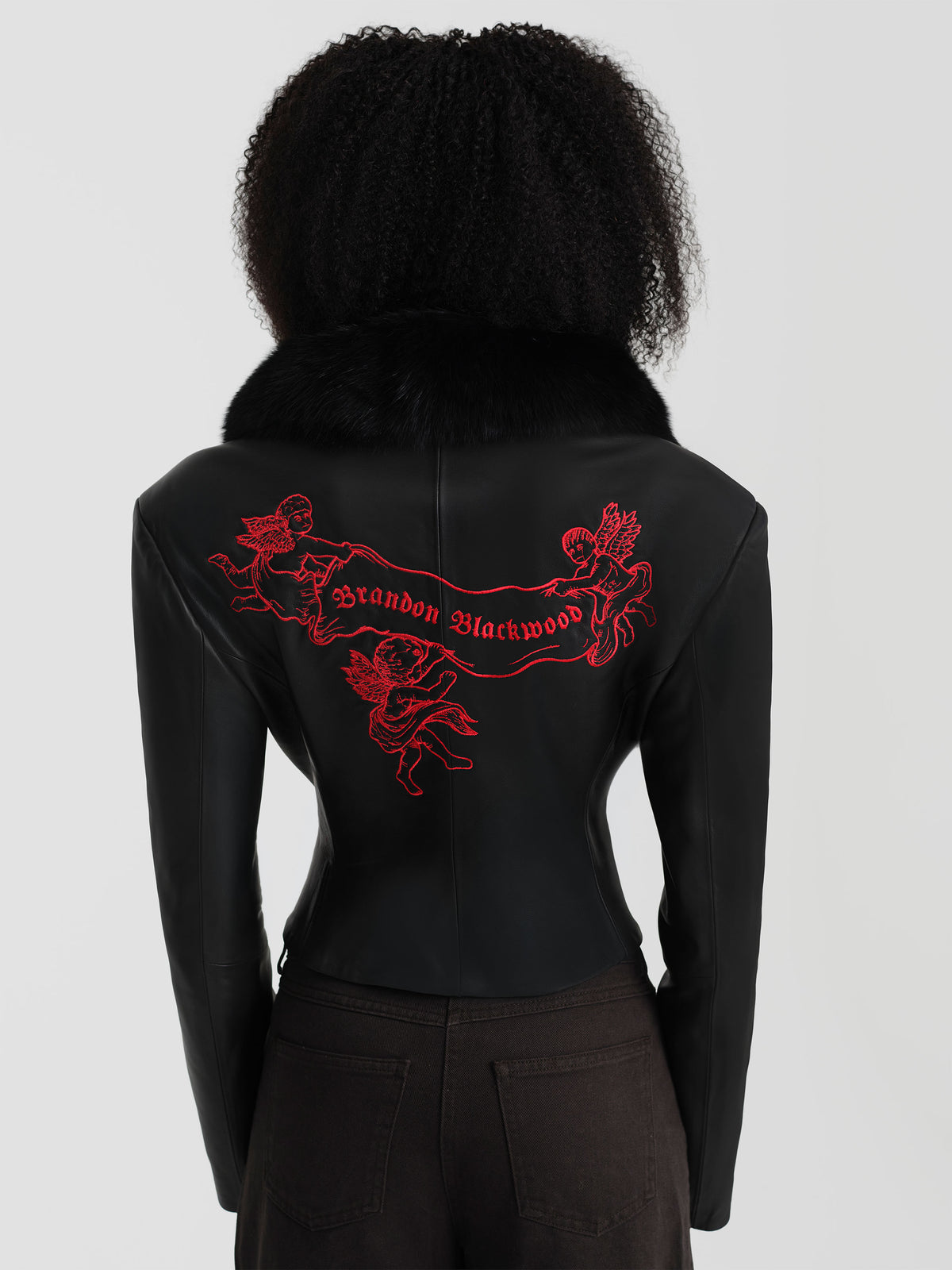 Fox Fur Collar Jacket