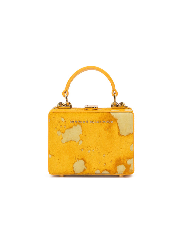 Yellow Distressed Ponyhair
