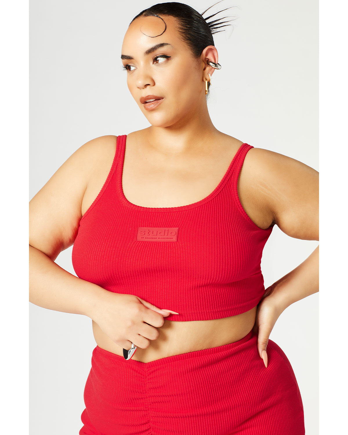 Logo Crop Tank Top