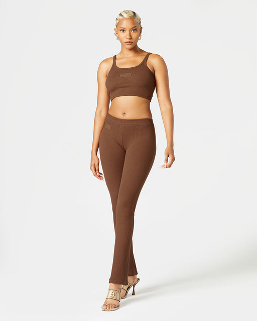 Logo Crop Tank Top