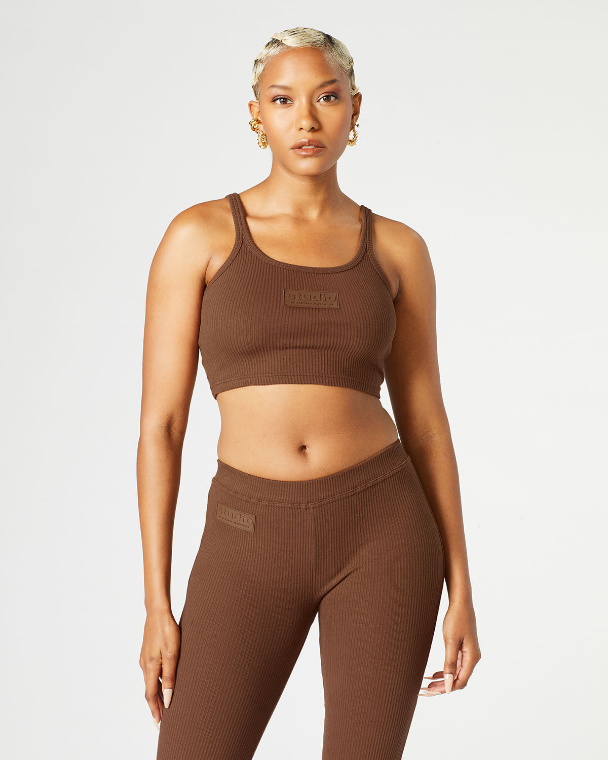 Logo Crop Tank Top