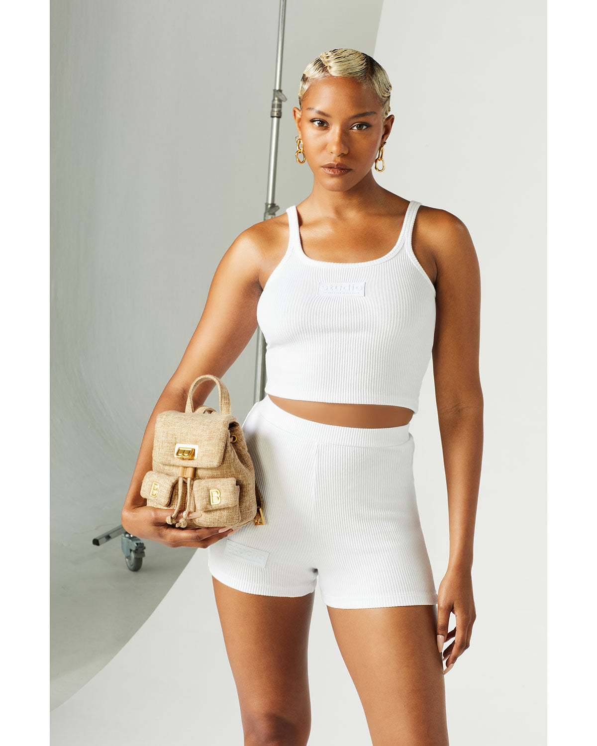 Ribbed High Waist Short
