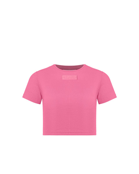 【Raucohouse】Nover pigment crop T-shirt Raucohouse(ラウコハウス) - ノーバーピグメントクロップTシャツ