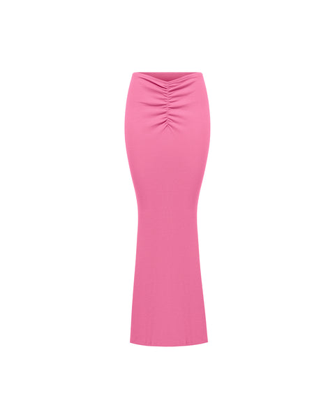 【Raucohouse】Yuma back slit banding long skirt Raucohouse】Yuma back slit banding long skirt Yuma back slit