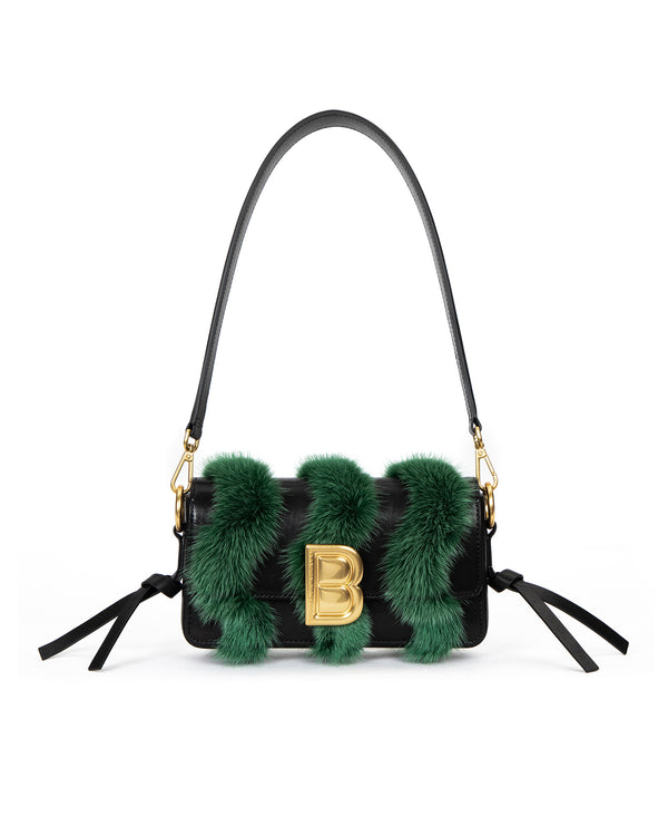 Black w/ Green Mink Swirl