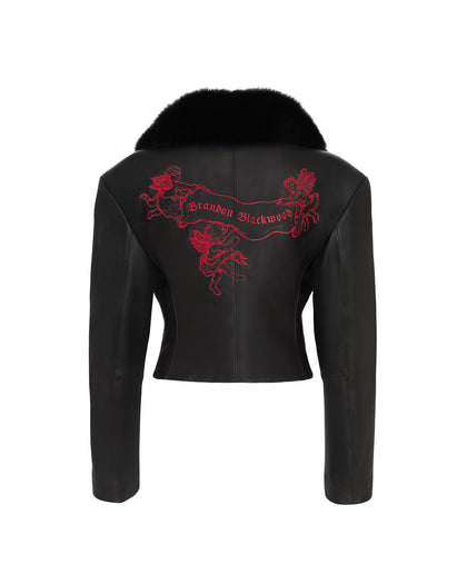 Fox Fur Collar Jacket thumbnail 3